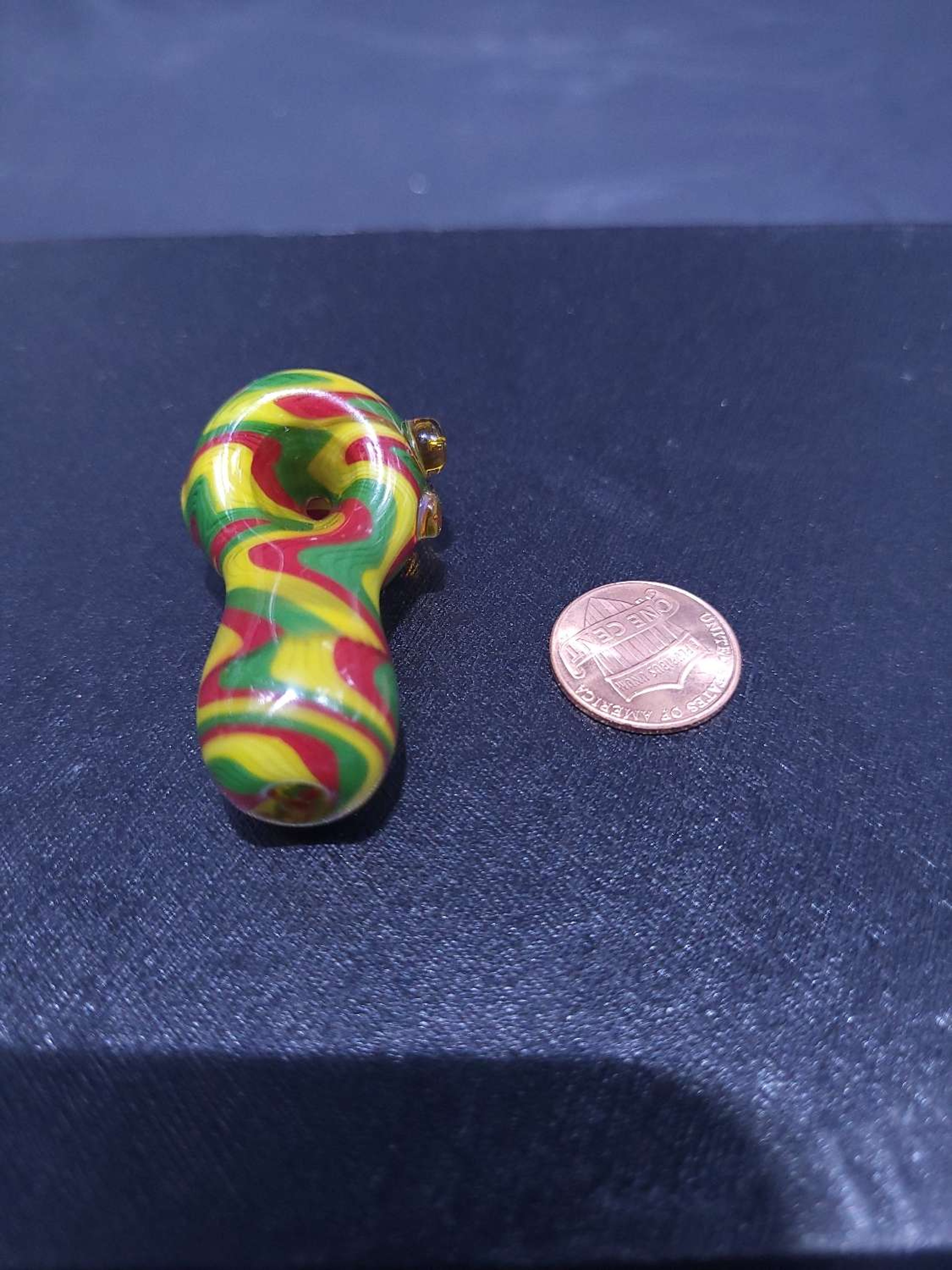 Preview pic of Lineworked rasta mini spoon