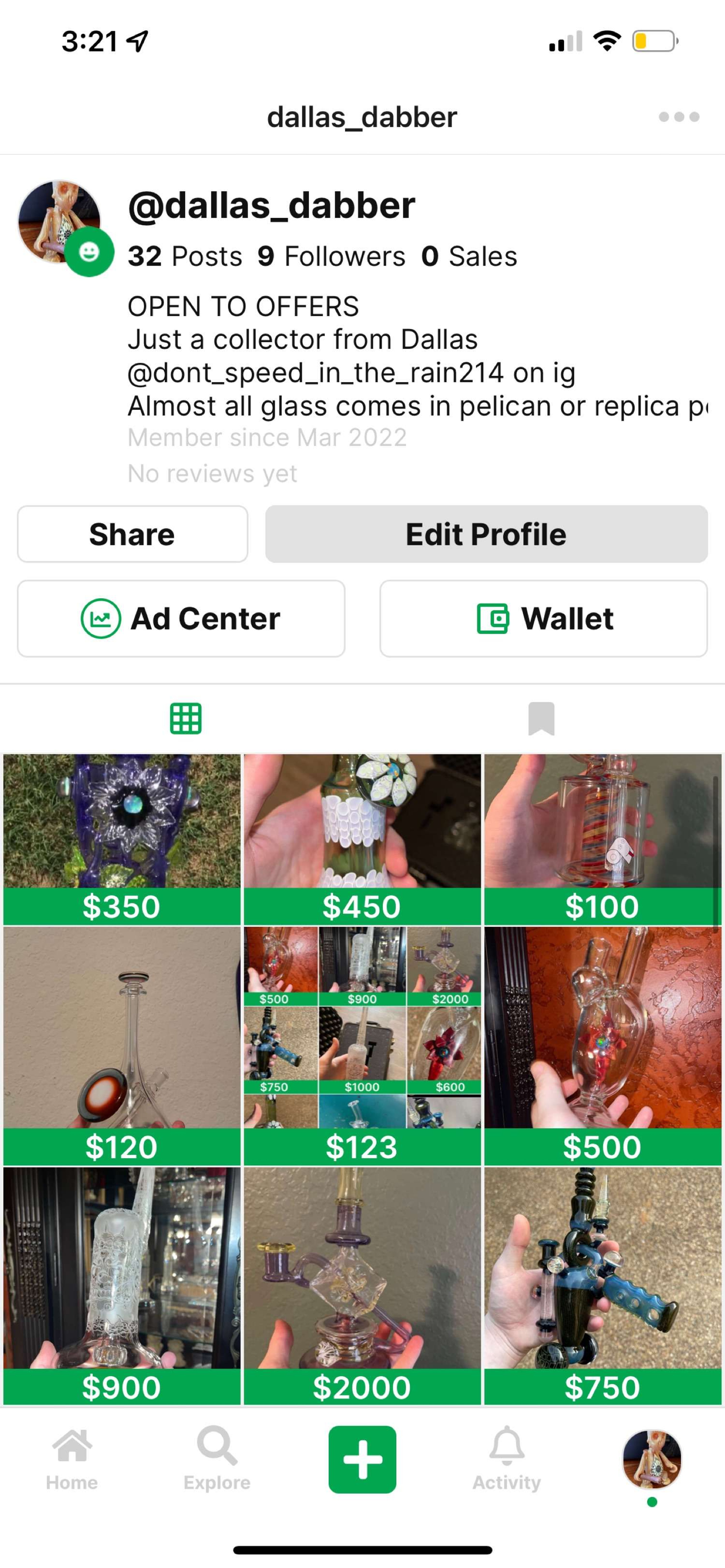 Mother days specials on glass buy something today and I’ll work ya a deal image 0