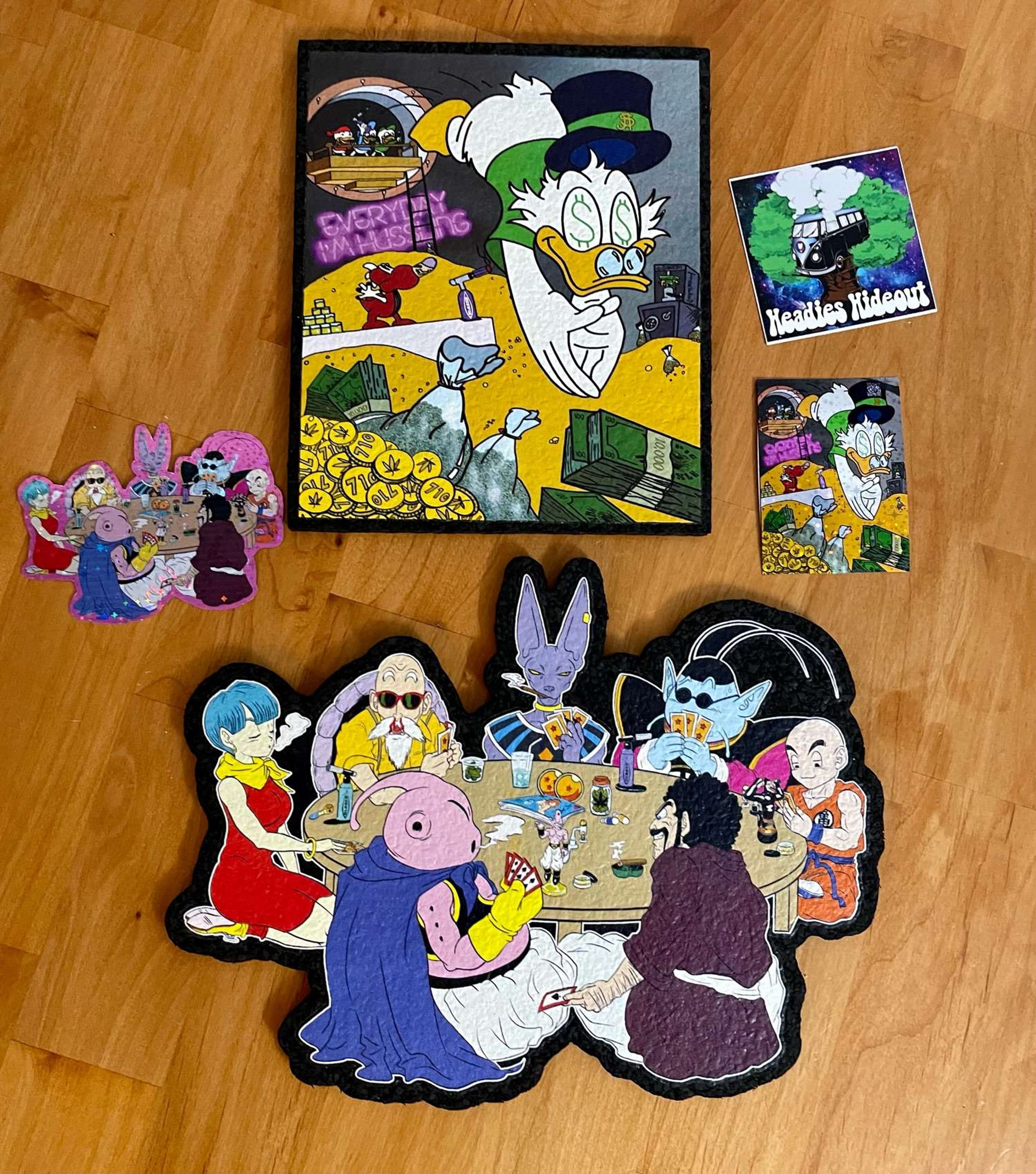 Preview pic of “Poker Sesh” & “Everyday I’m Hussling” Moodmat bundle, brand new, never used