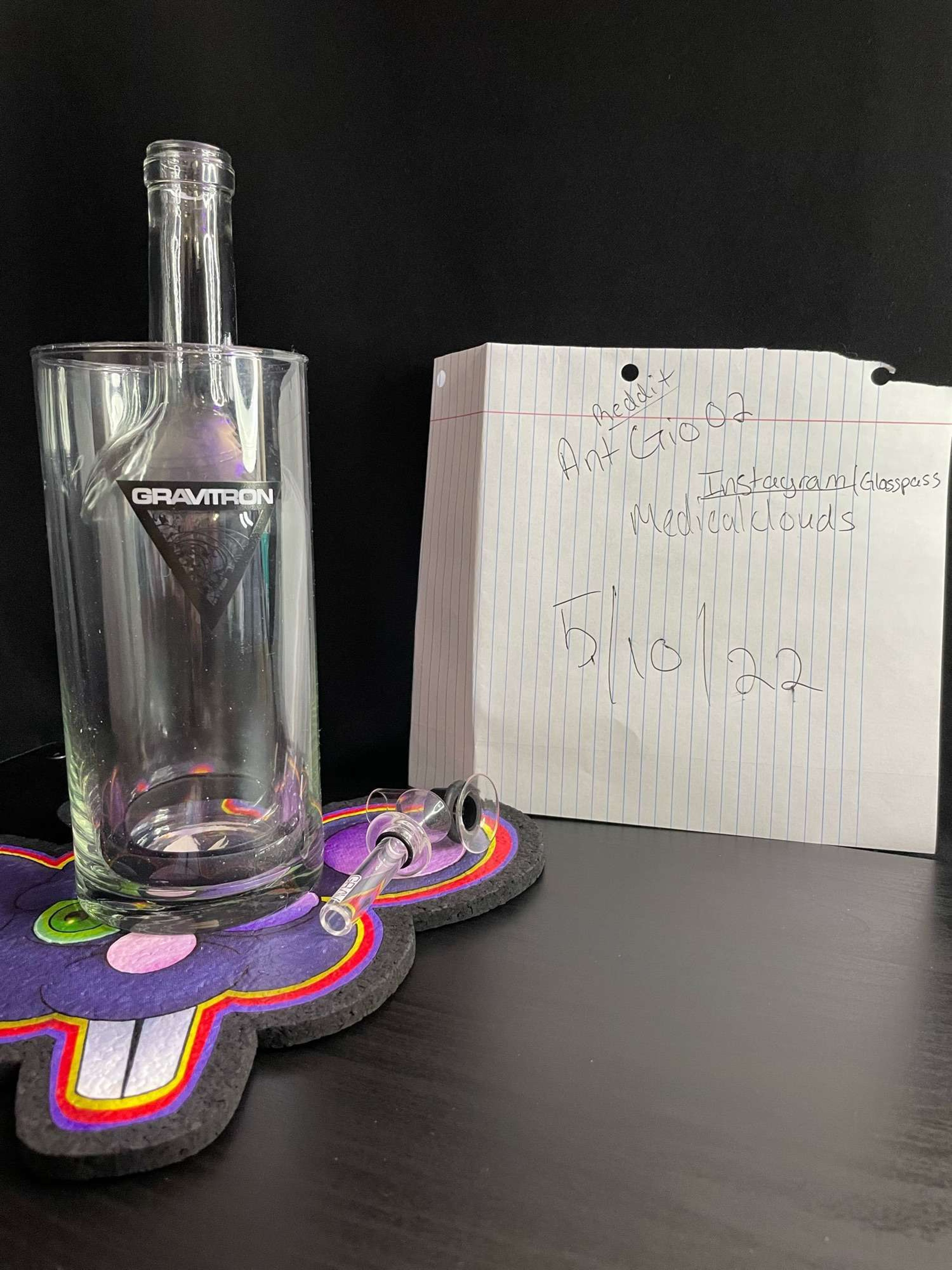 Preview pic of Grav gravitron medium size gravity bong