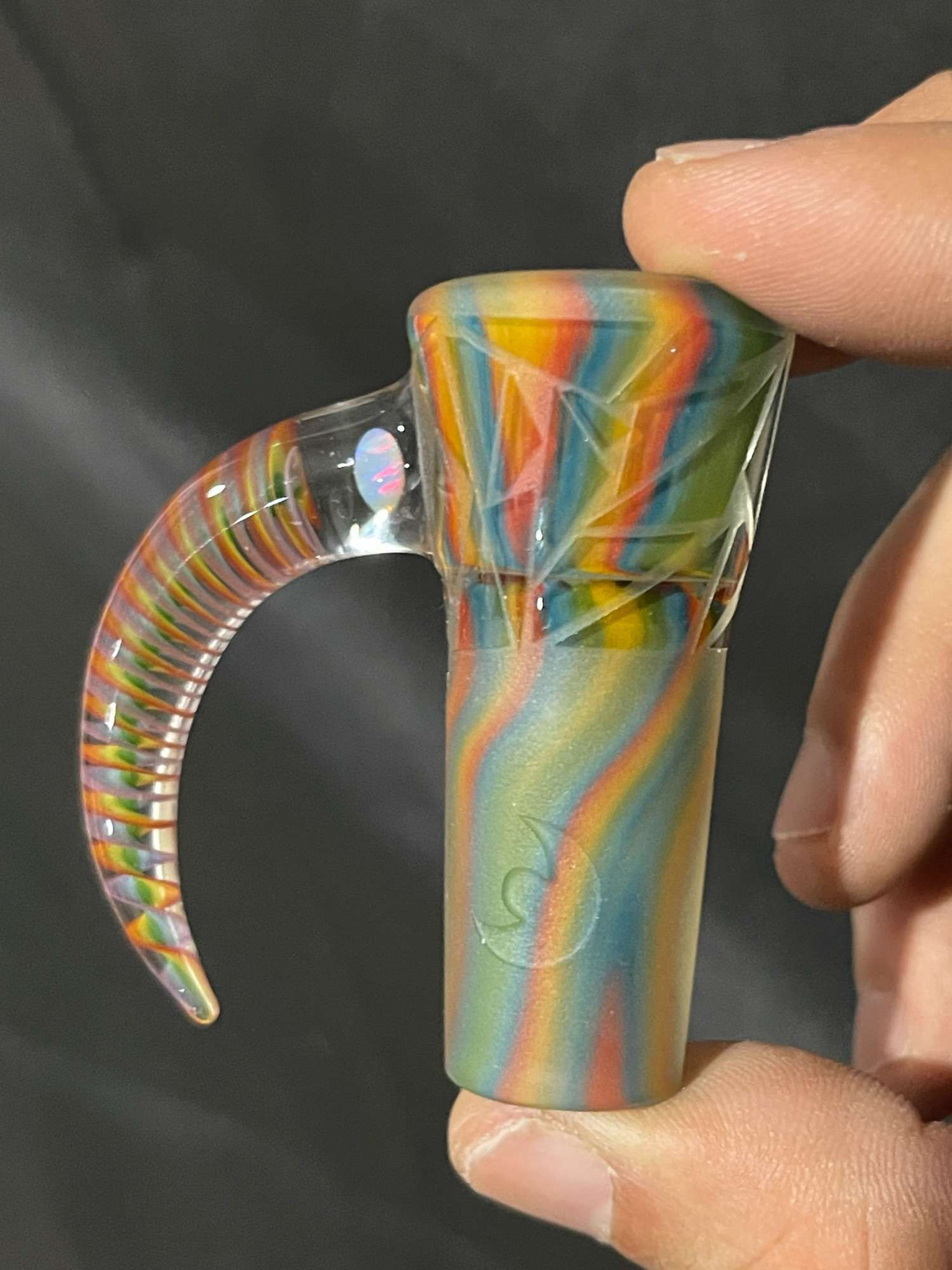 Preview pic of 18mm fully worked elmoboro slide in MSHEA tubing 