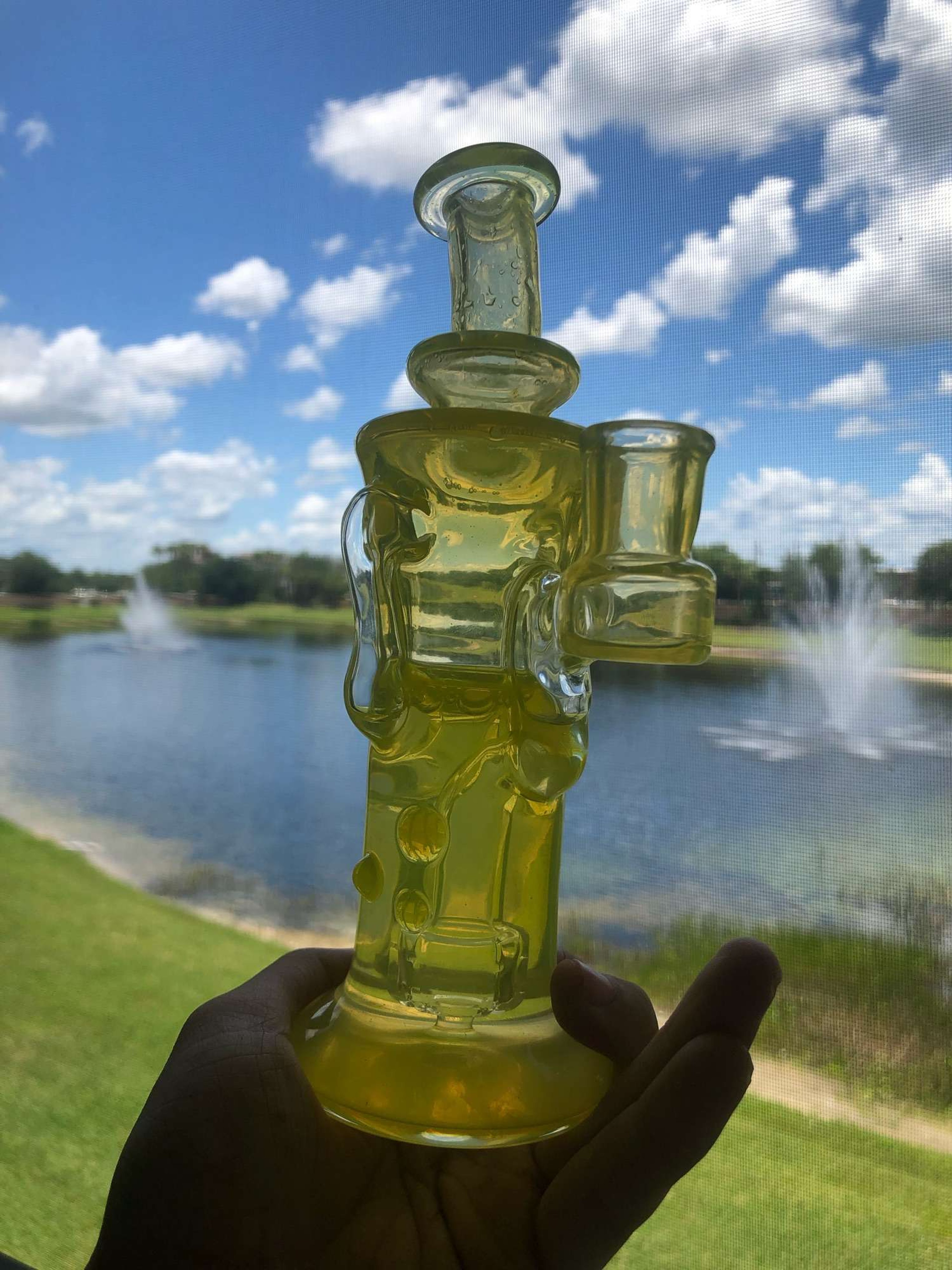 Preview pic of lemon drop chubby glass by nate