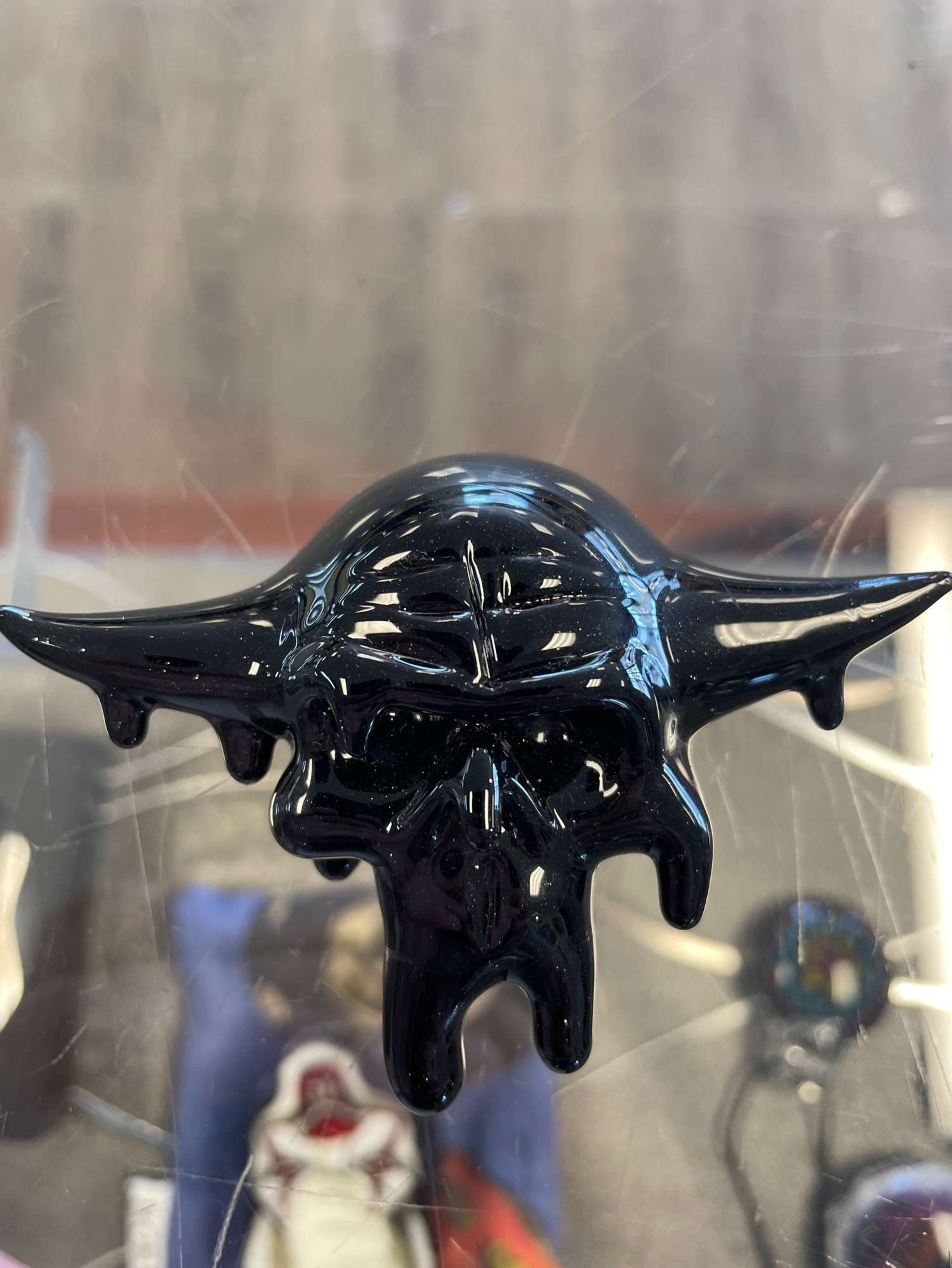 Grime Glass Skull Pendant image 0