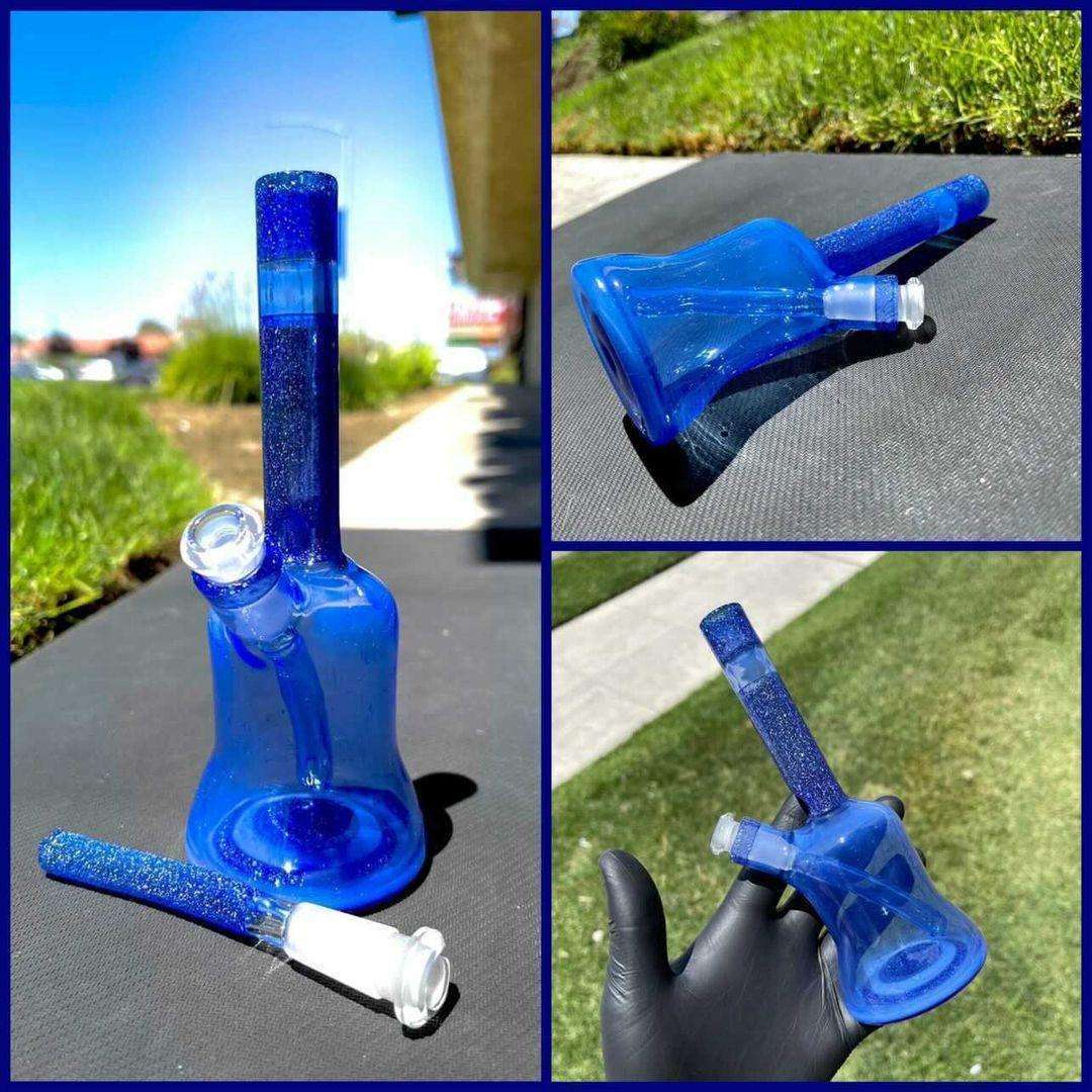 2021 billzboro full blue saki bottle image 0