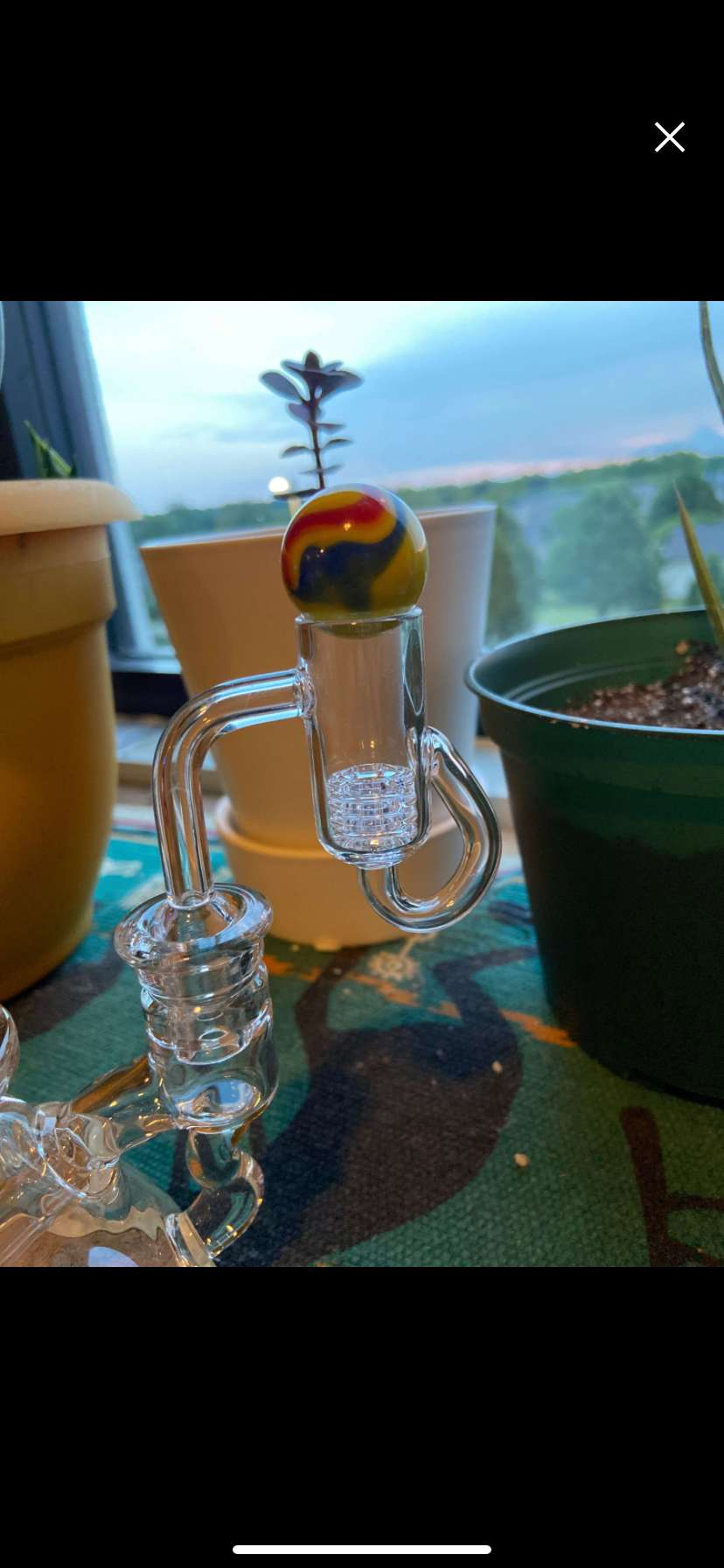 Diamond knot recycler banger image 0
