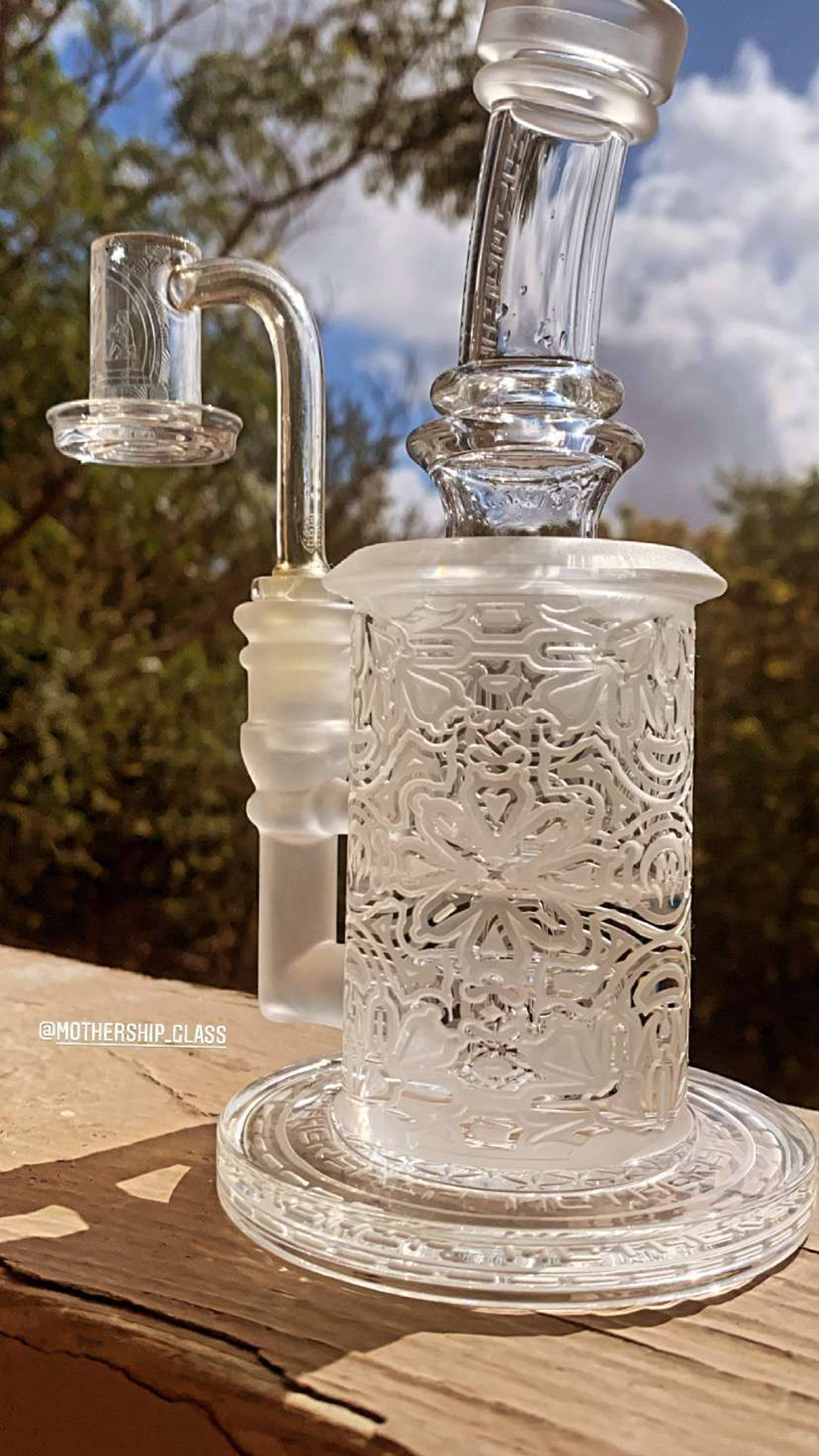 Mothership torus mini 14 mm sandblasted/etched image 0