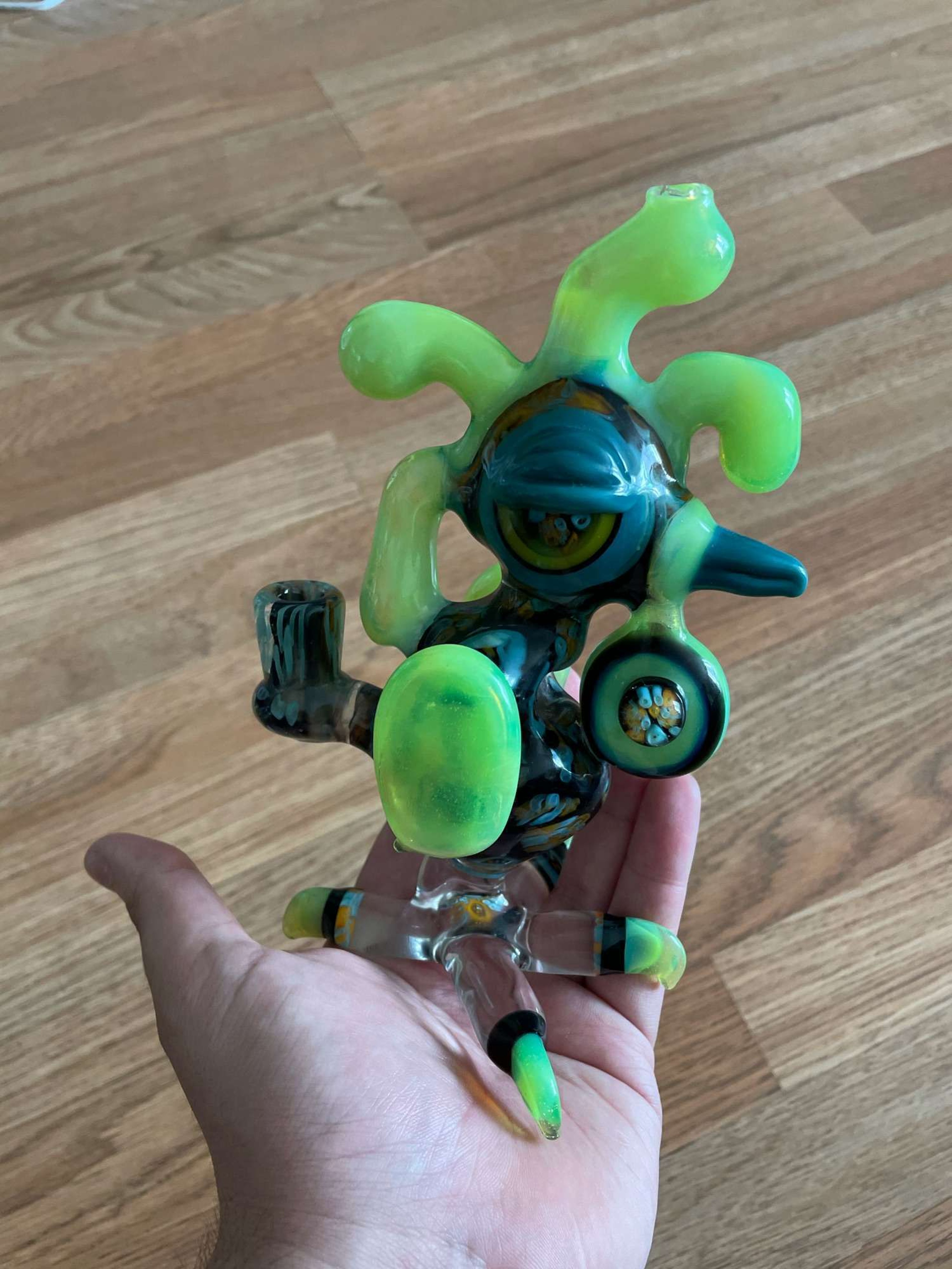 Preview pic of Recycler slime slyme rooster with terp slurper and goodies 
