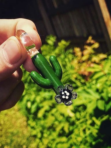 Preview pic of Cactus w/ flower pendant