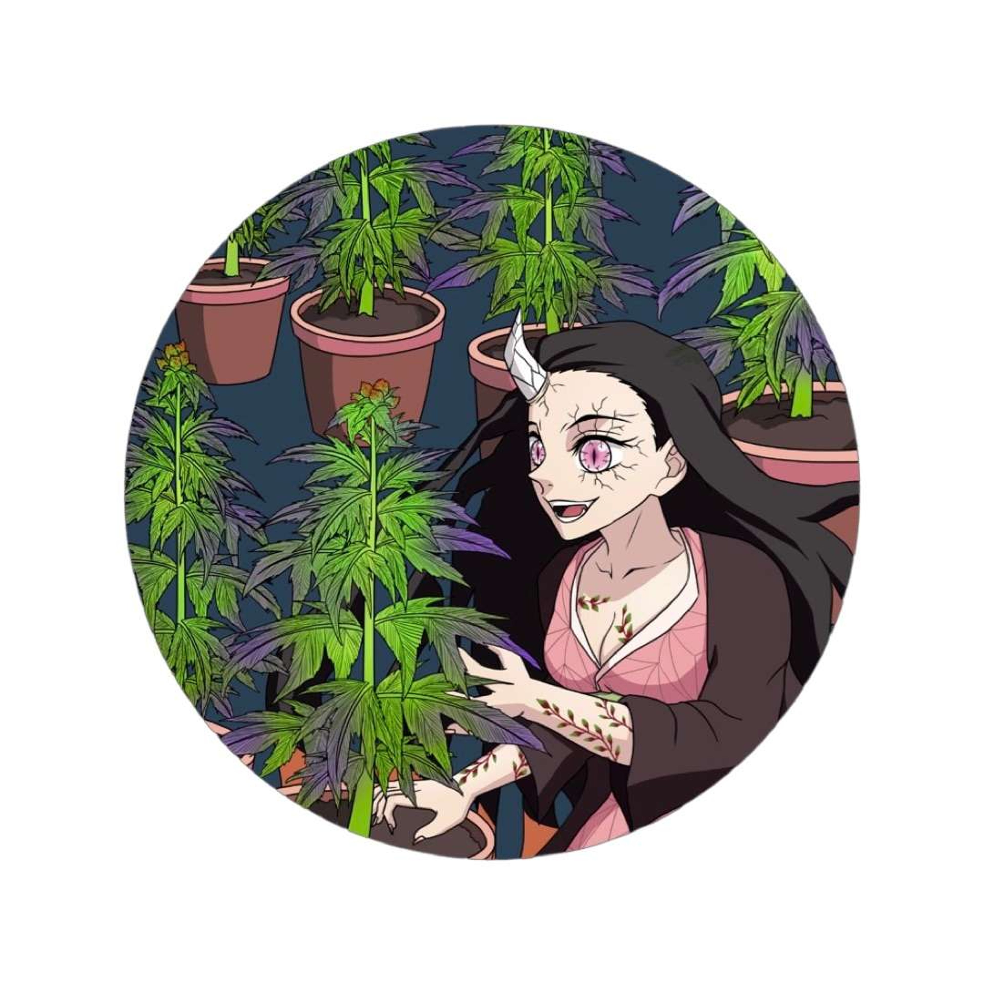 Preview pic of nezuko stickers
