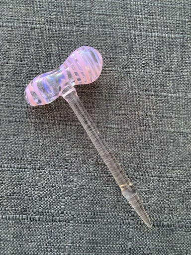 Preview pic of Functional Handpipe Dabber Tool (Pink Spoon)