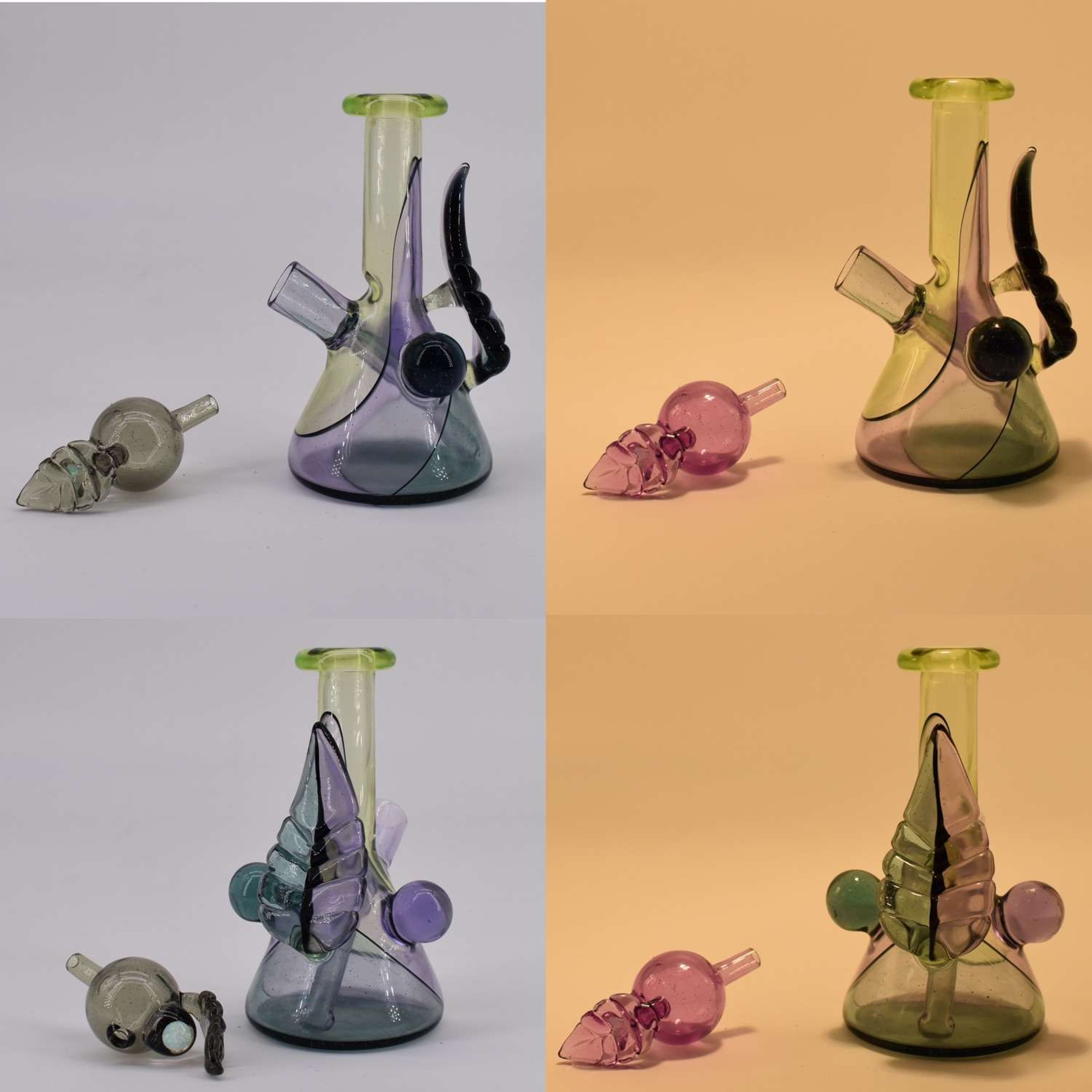 Tacodabs 10mm CFL Mini Beaker w/ matching cap, case included . Overnight shipping image 0