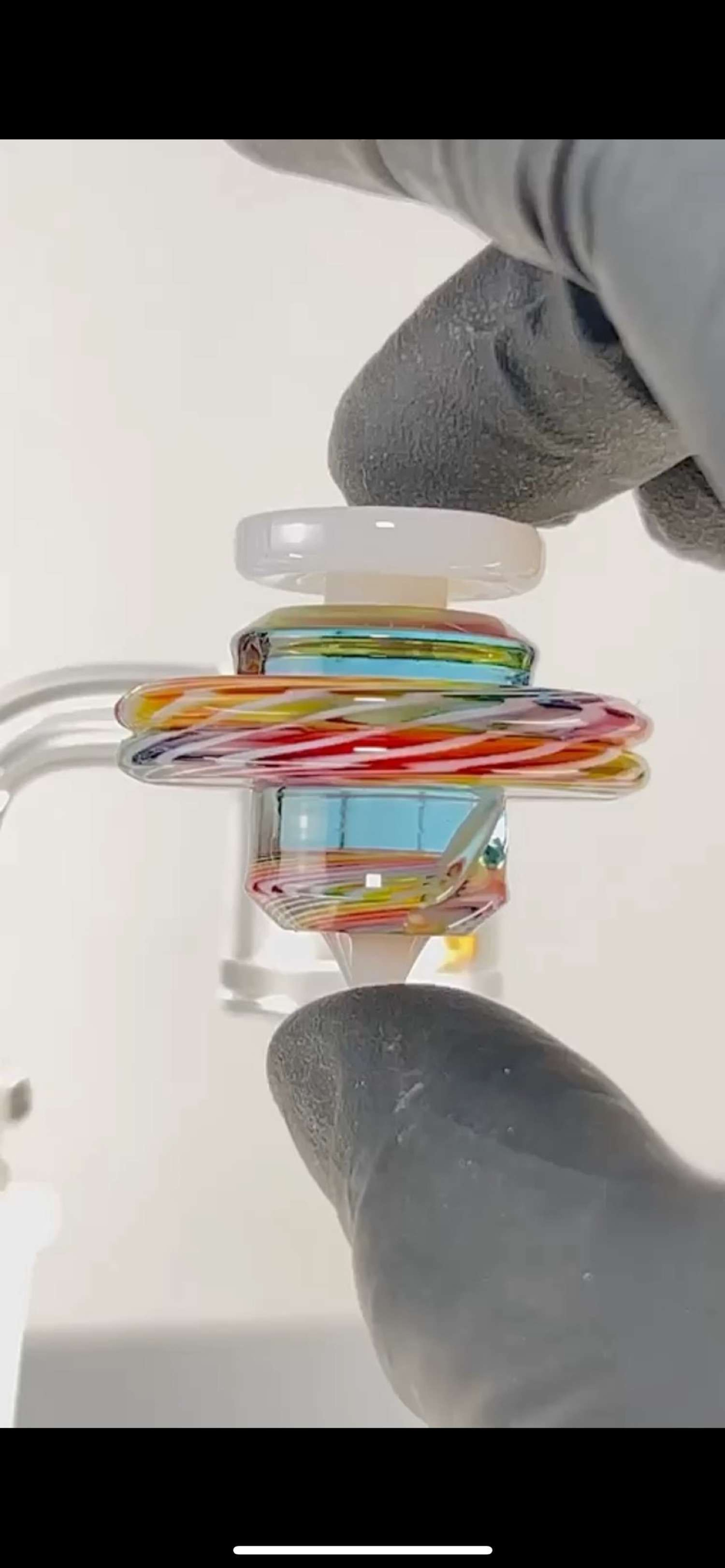 KarmaGlass420 X ChadBroGlass Collab Spinner Cap image 0