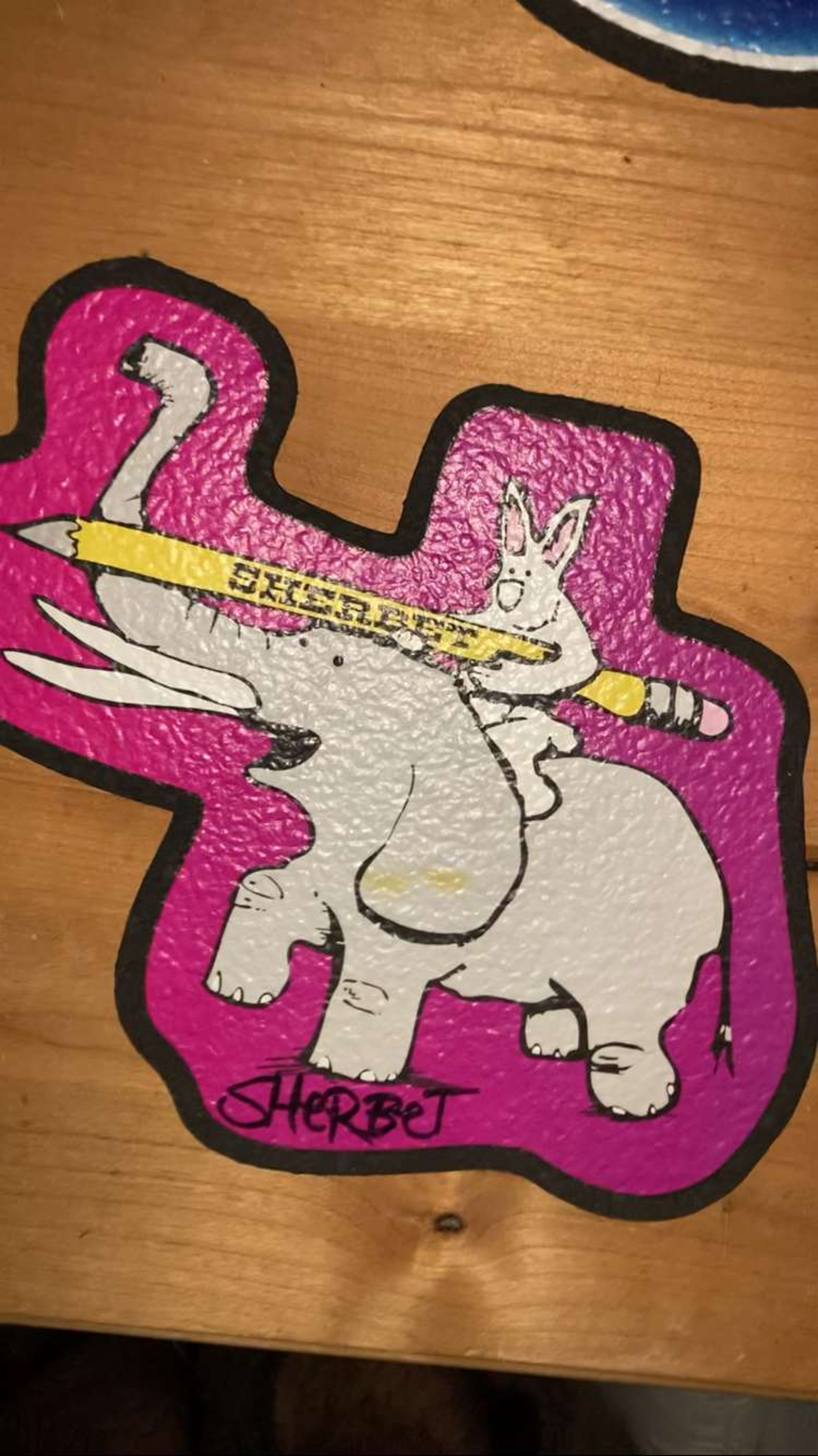 Preview pic of Sherbet elephant mat