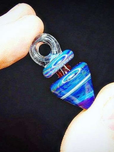 Preview pic of Glass buttplug pendant by @finerglass