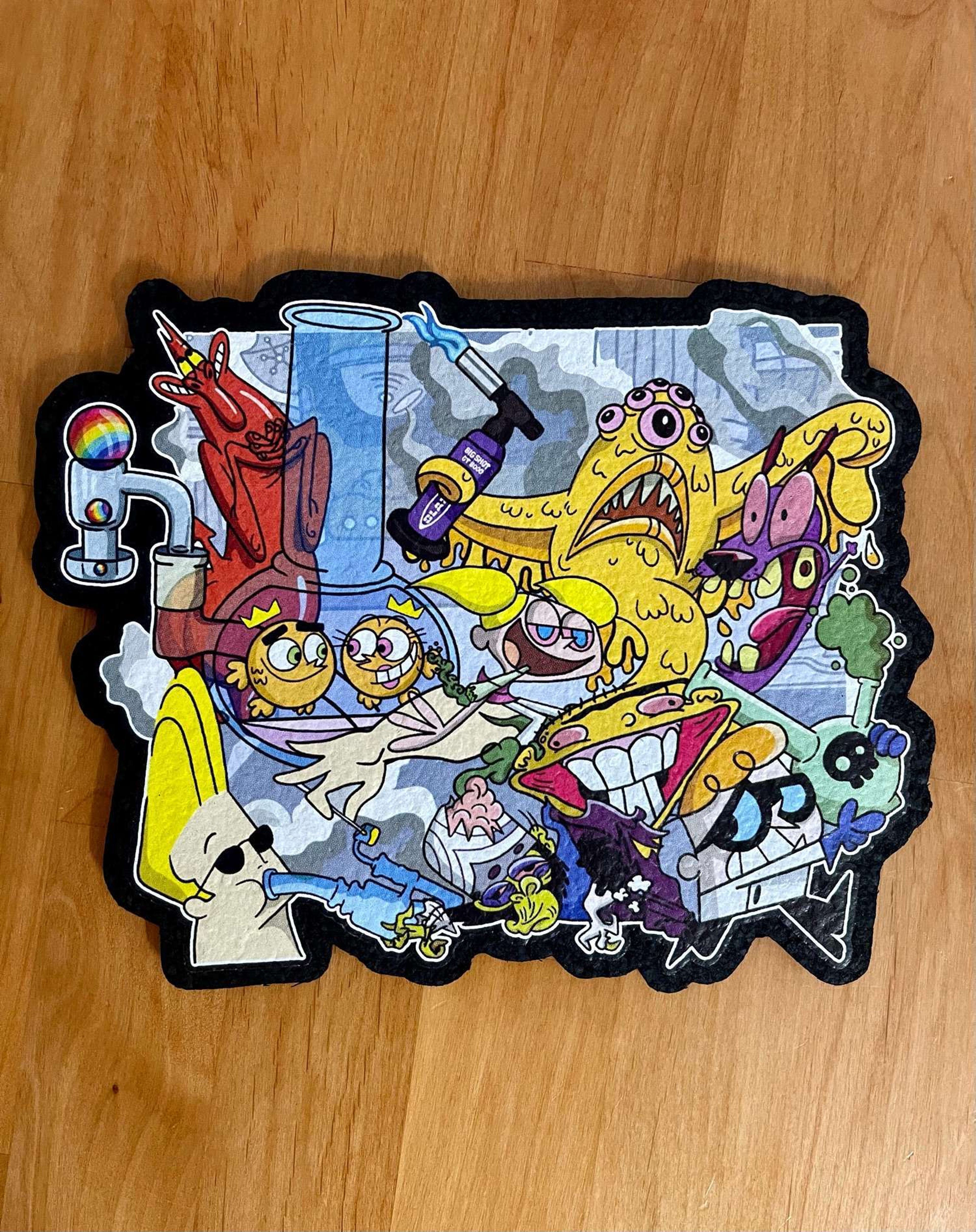 Preview pic of “Cartoon Dabbing Network” Moodmat, Brand New, 10/10 condition, Sold Out, Only 65 ever made