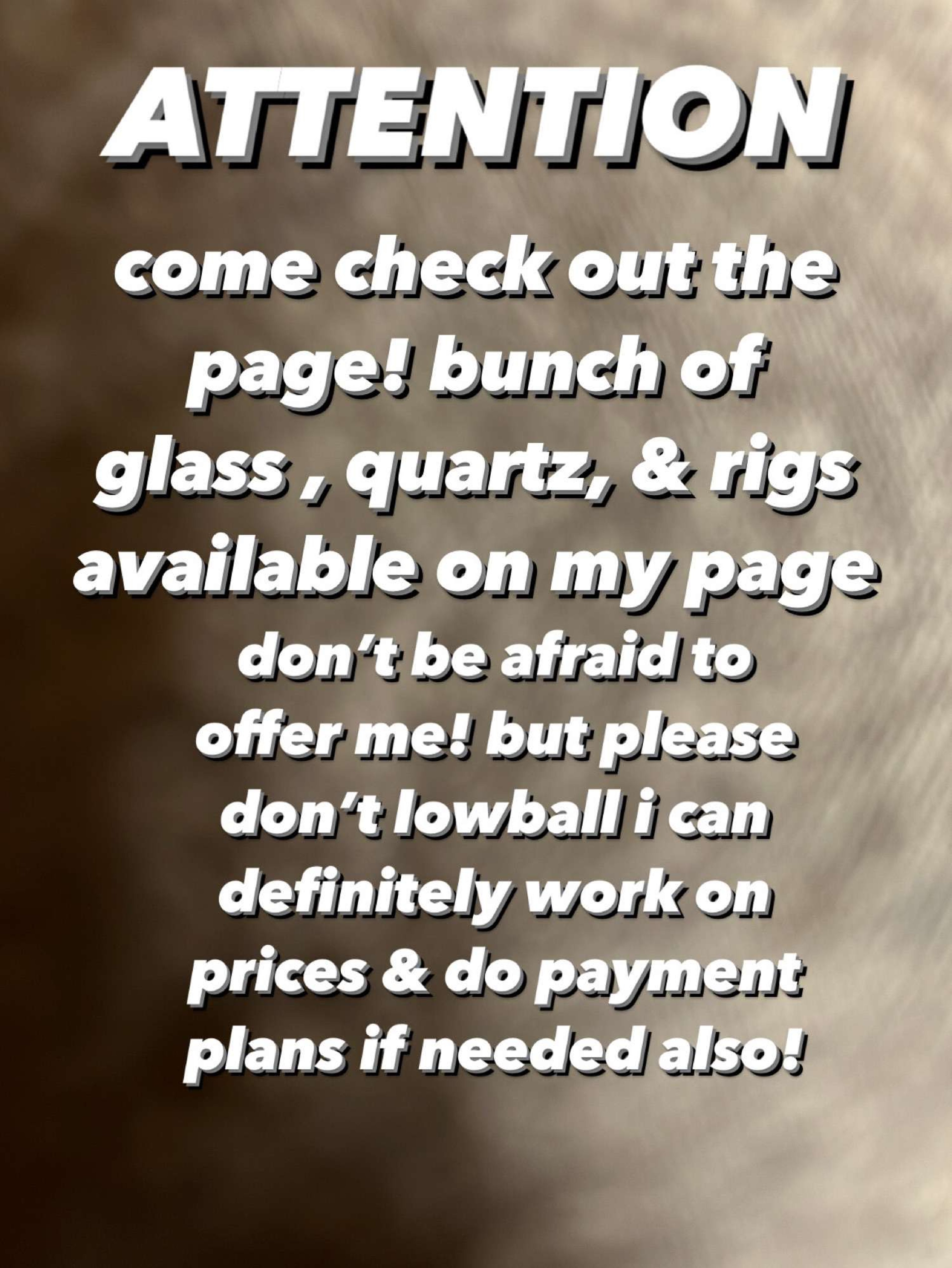 Preview pic of ATTENTION !! COME CHECK OUT THE PAGE!