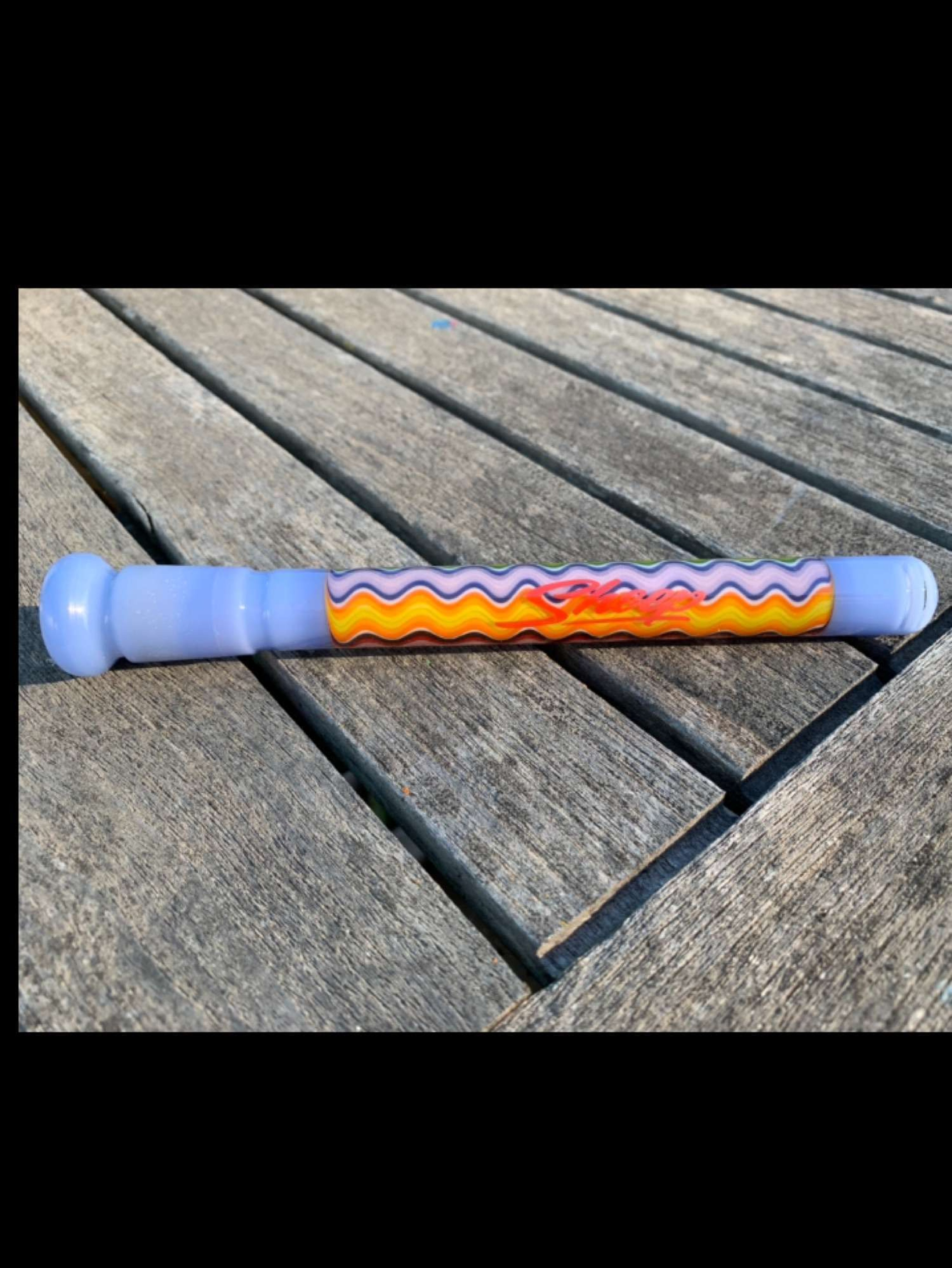 14mm Glass Sheep Rainbow downstem image 0