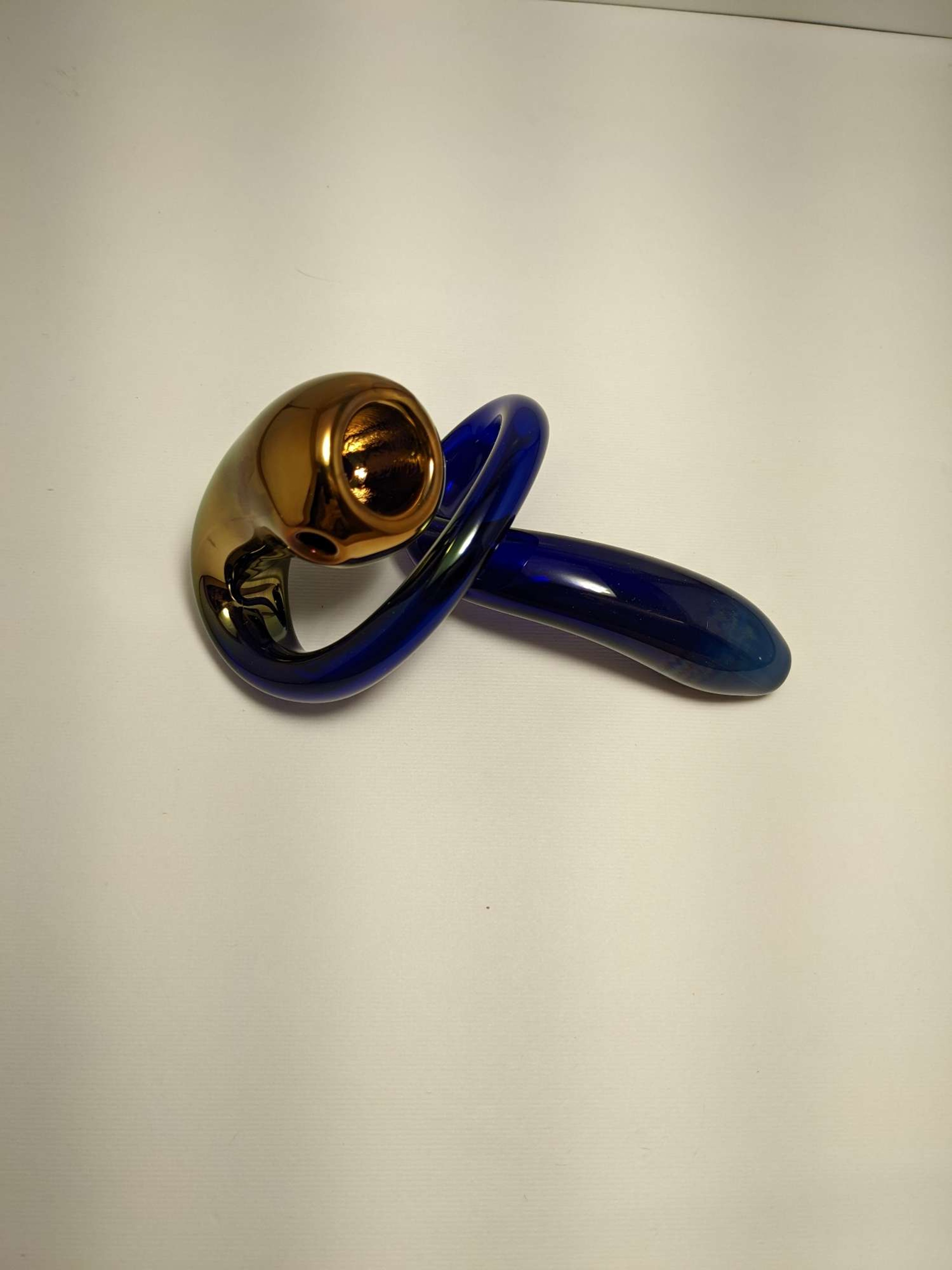 Gold over Cobalt Curllock image 0