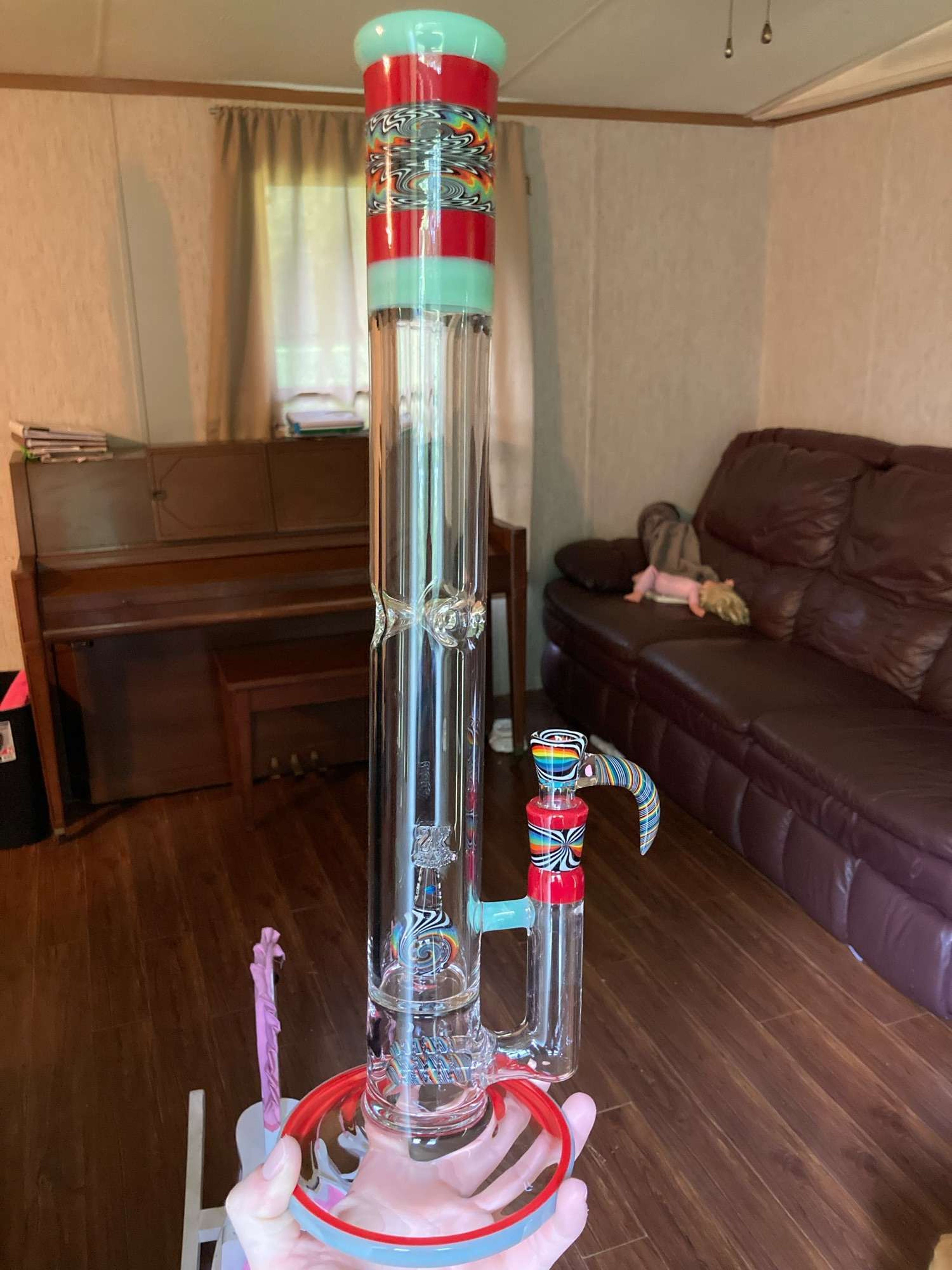 FINAL PRICE DROP 2kglass art tube image 0