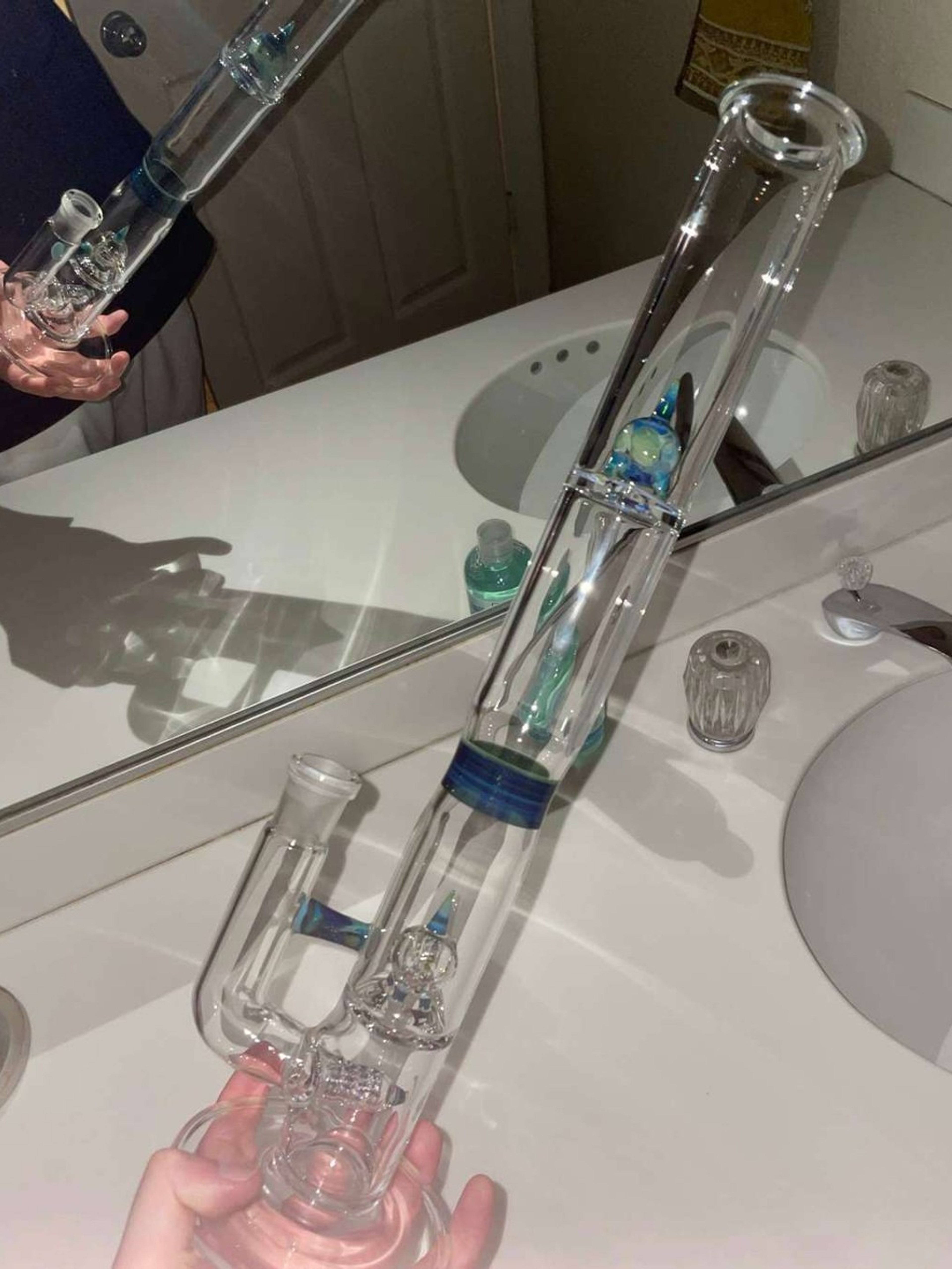 Preview pic of Green forest glass imperial signed piece “the one that started it all” PRICE DROP
