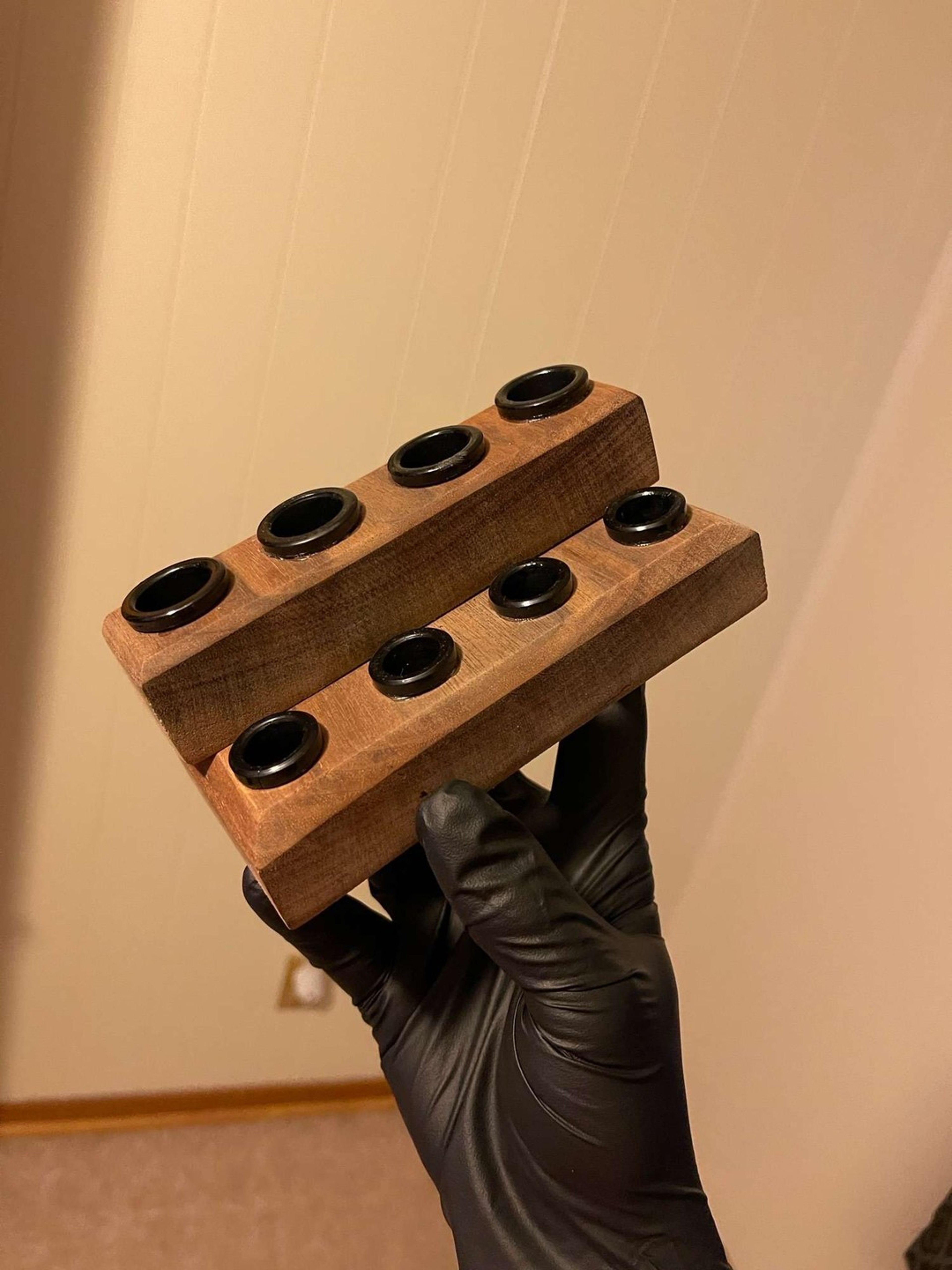 Preview pic of 18mm and 14mm Bowl Stand Real Walnut