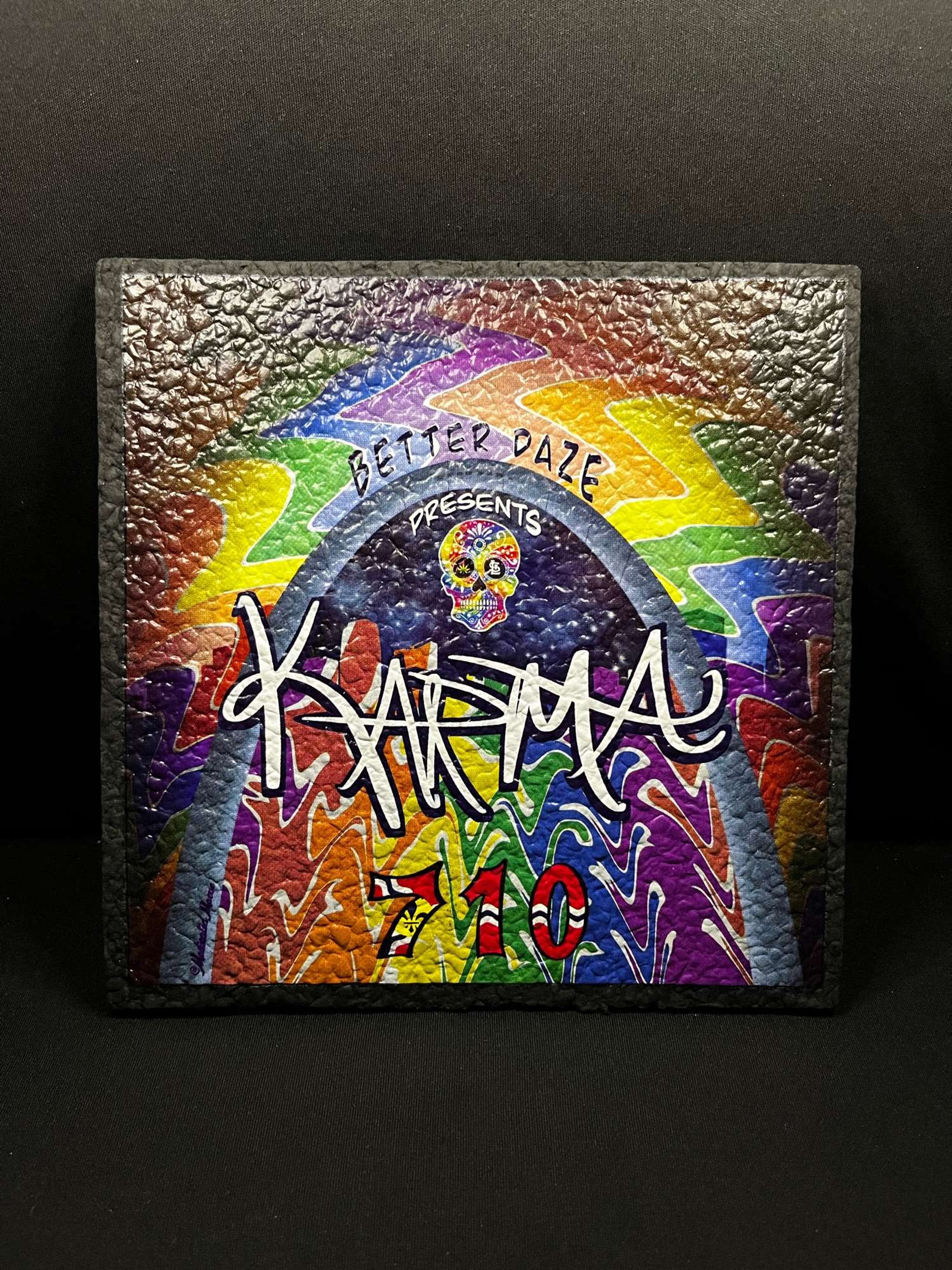 Karma x Better Daze x Moodmats 8” by 8” Show Mat image 0