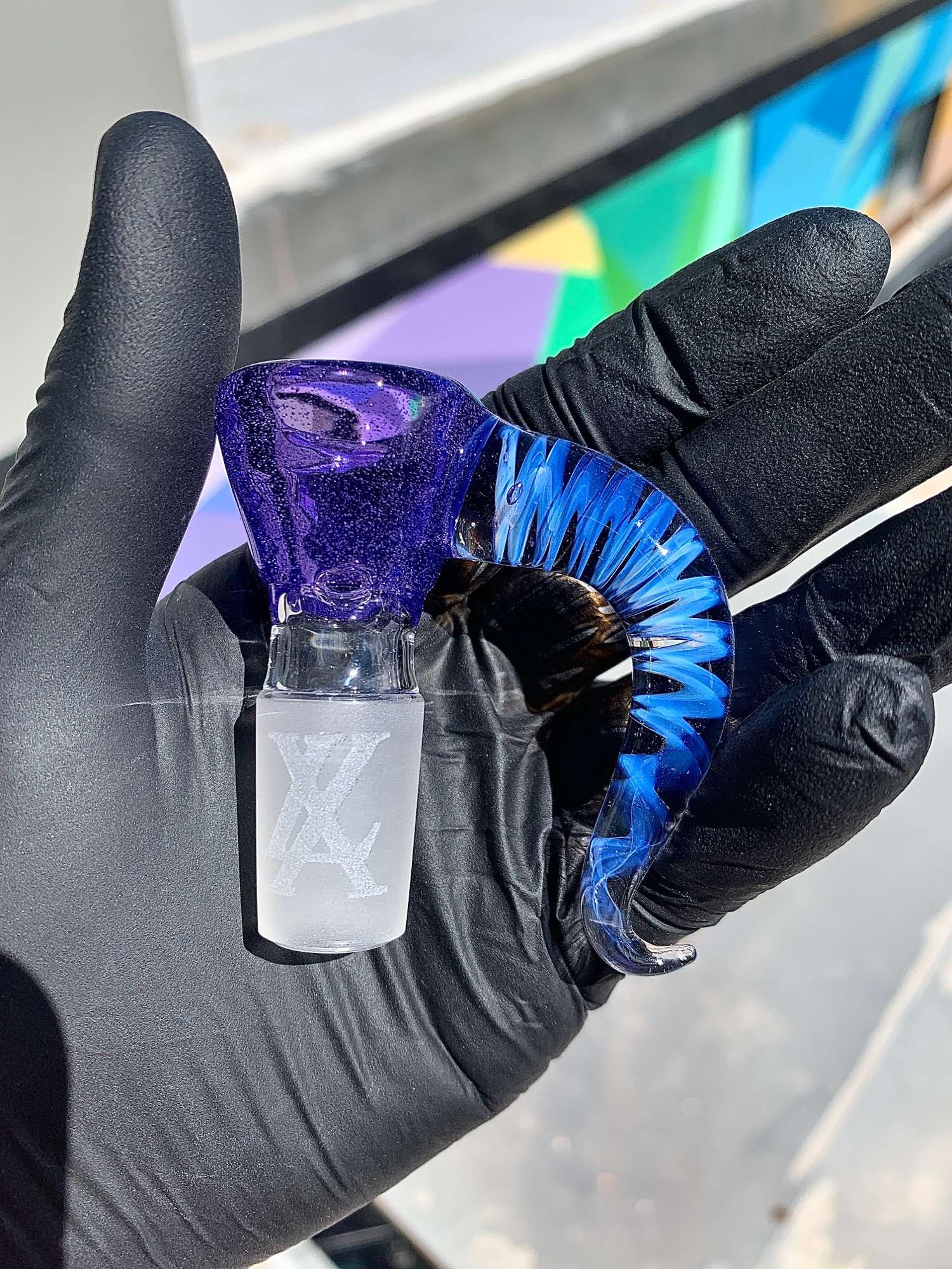 18mm Purple lollipop slide image 0