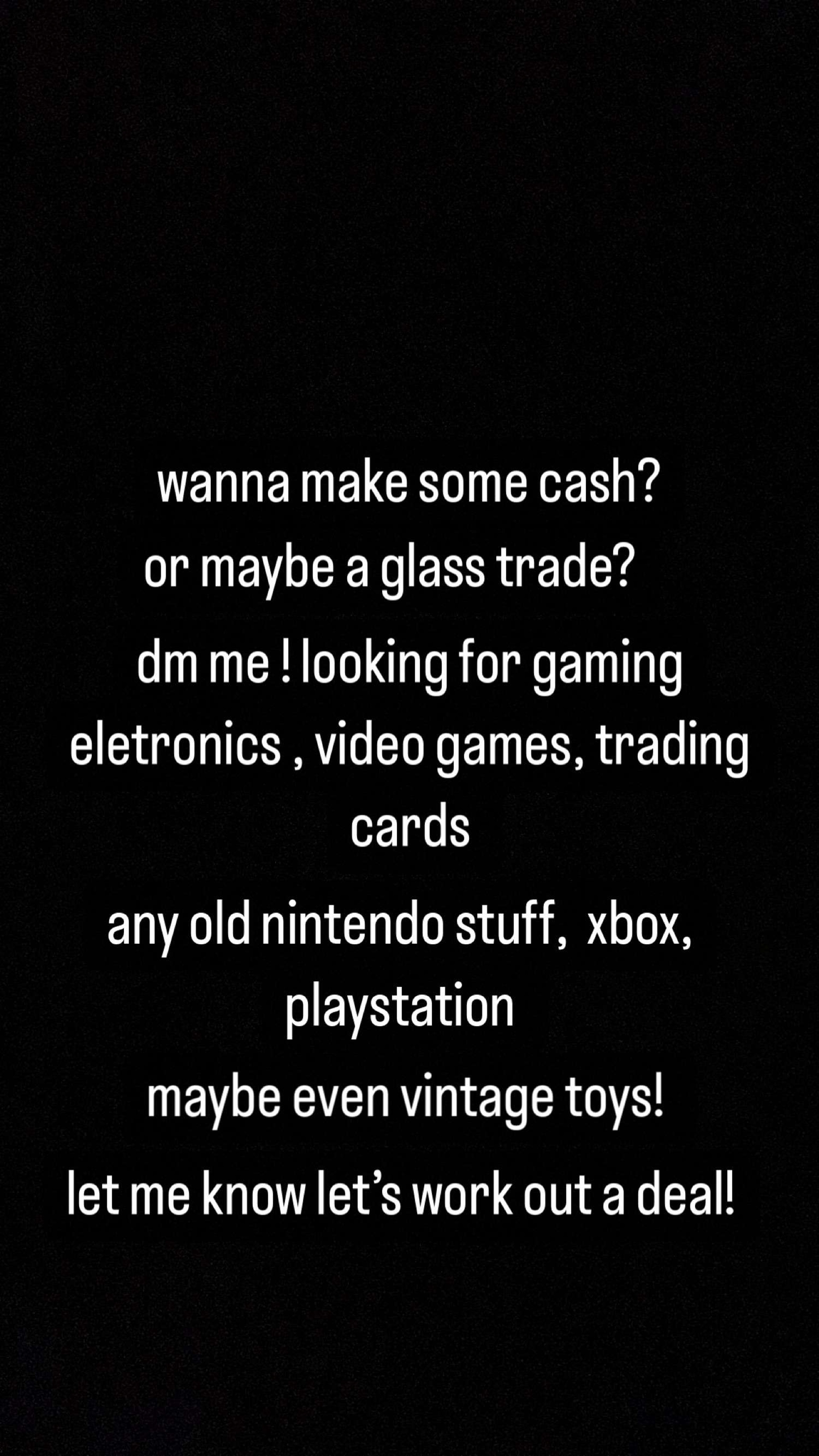 Preview pic of cash or glass for eletronics