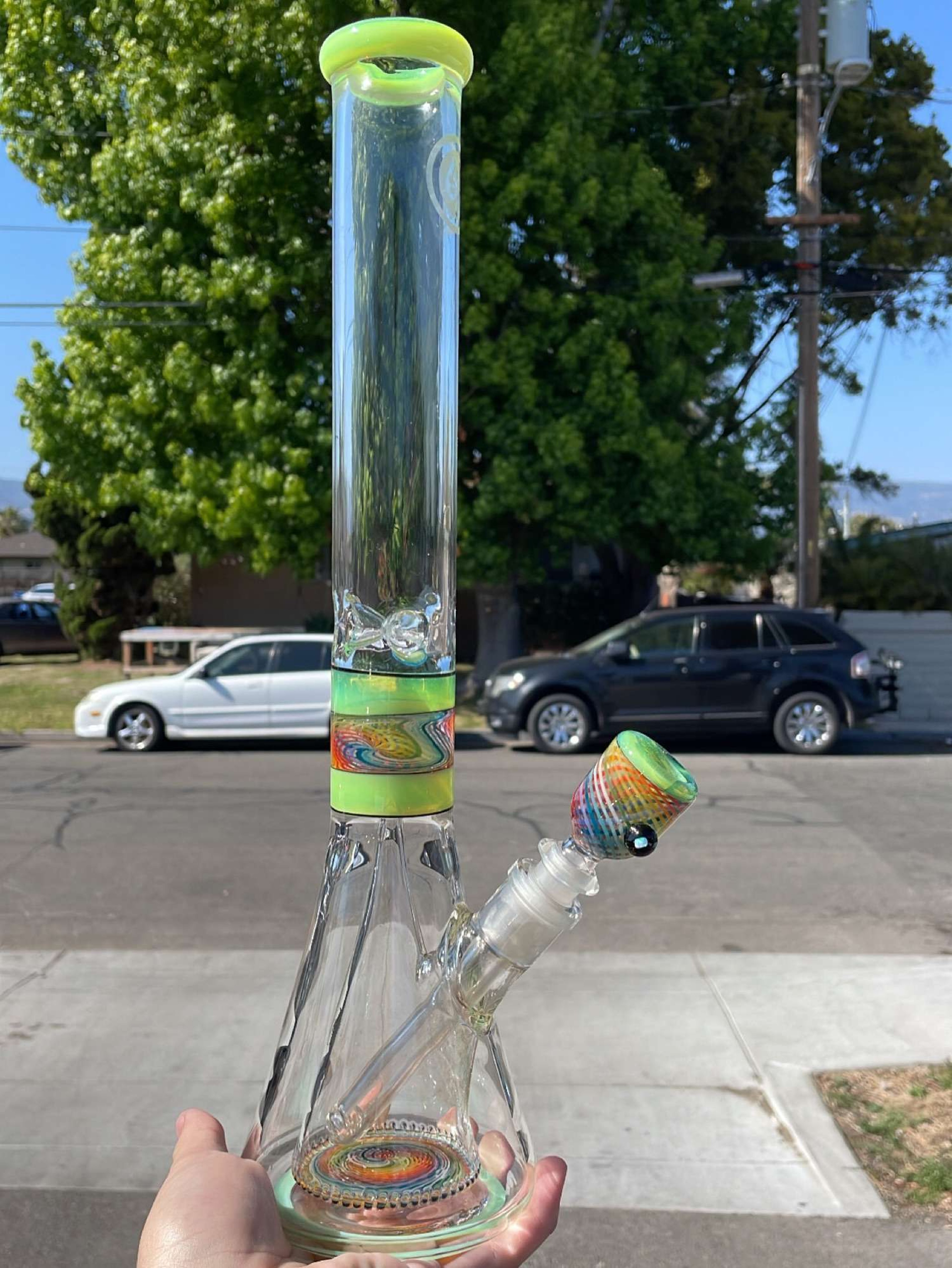 FA OJ FLAME COLLINS BEAKER image 0
