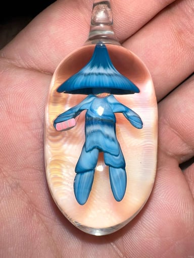 Preview pic of Blue Kobuki samurai pendant