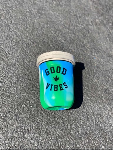 Preview pic of GOOD VIBES Re: Stash Jar (fits a full ZIP)
