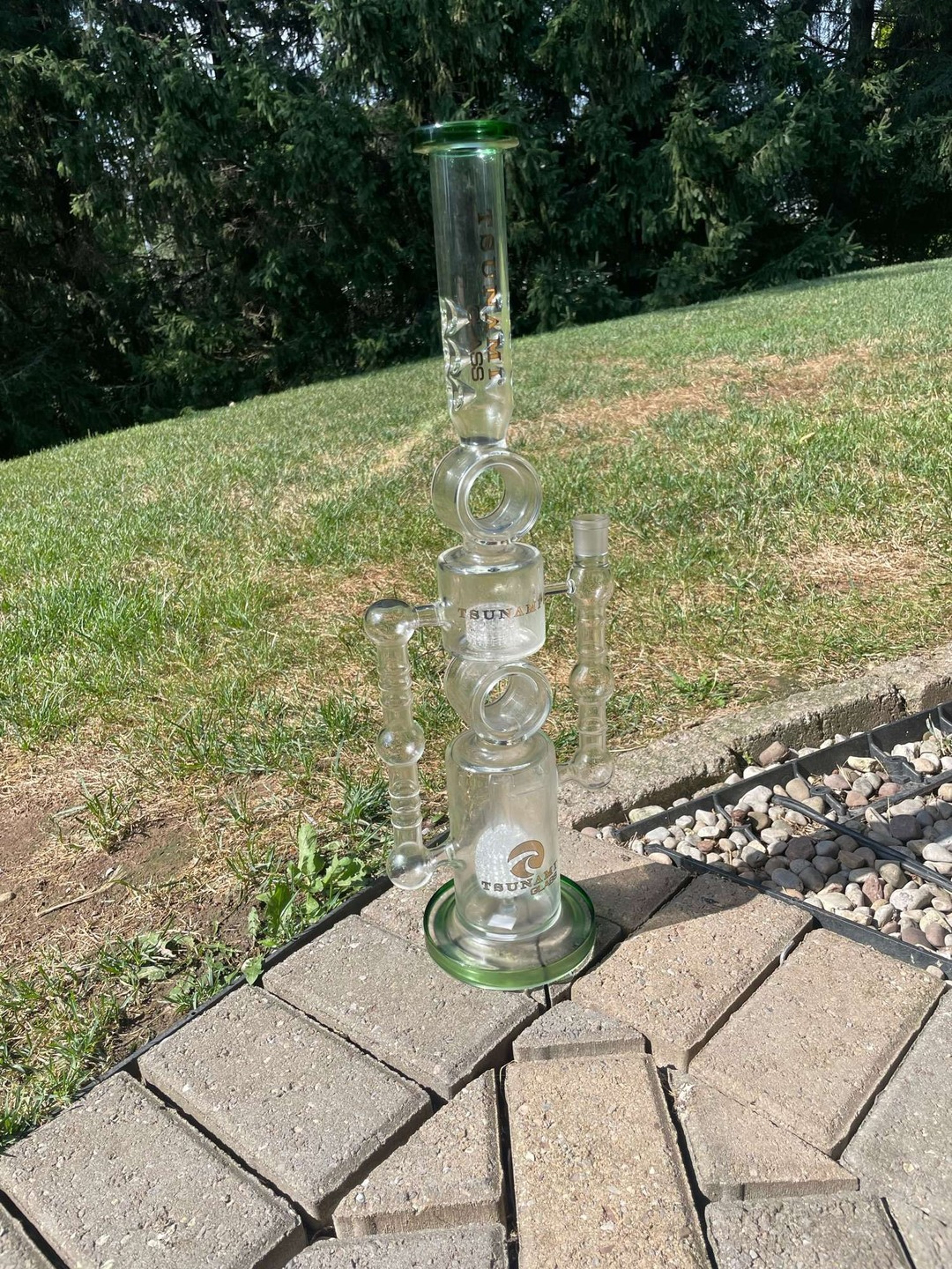 Preview pic of 22” Tsunami Double Donut Bong