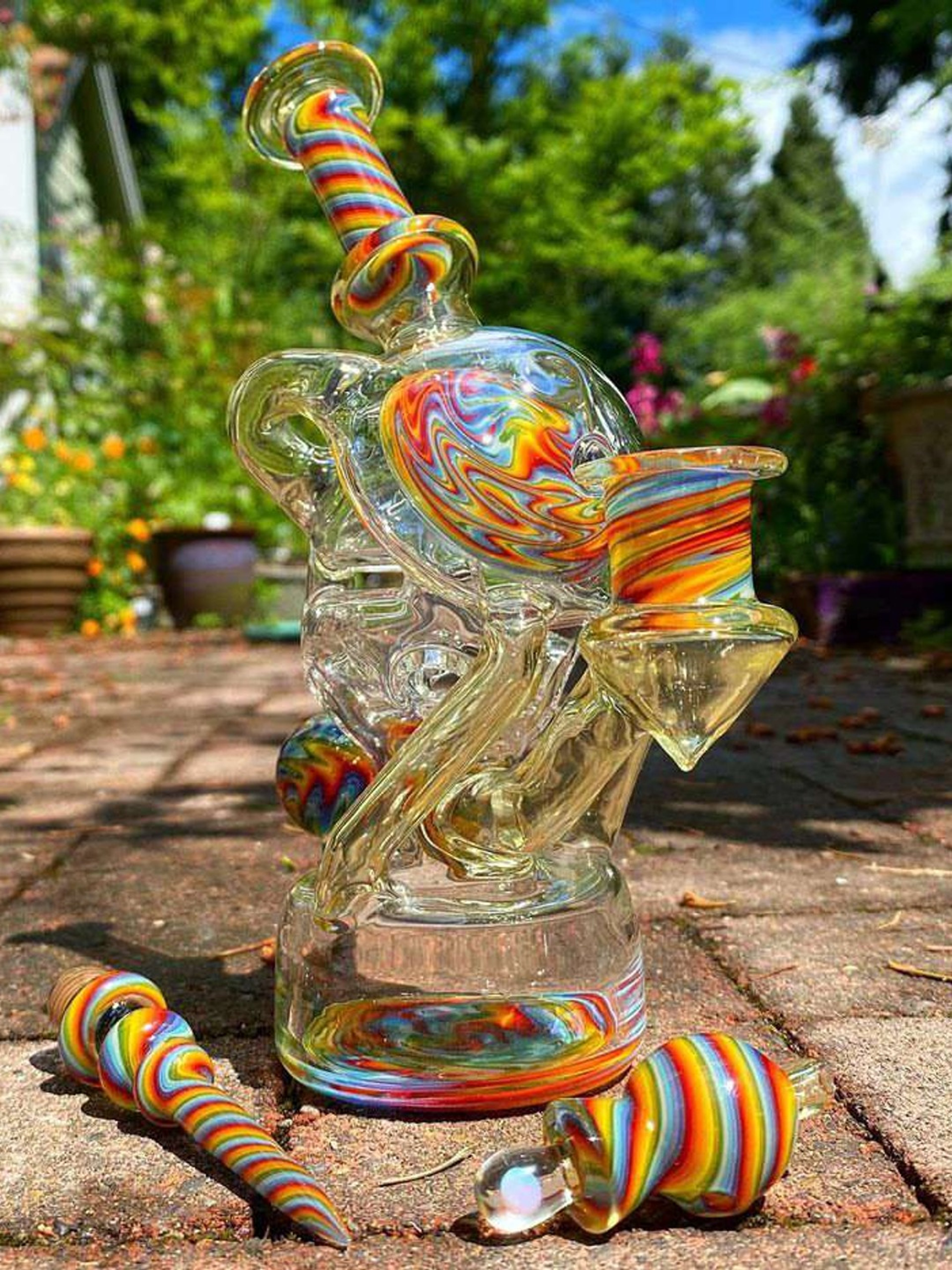 Yarbi Glass fab egg recycler set image 0