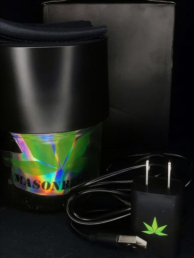 Preview pic of Magnified light display jar v2.0 masonbrite stash jar