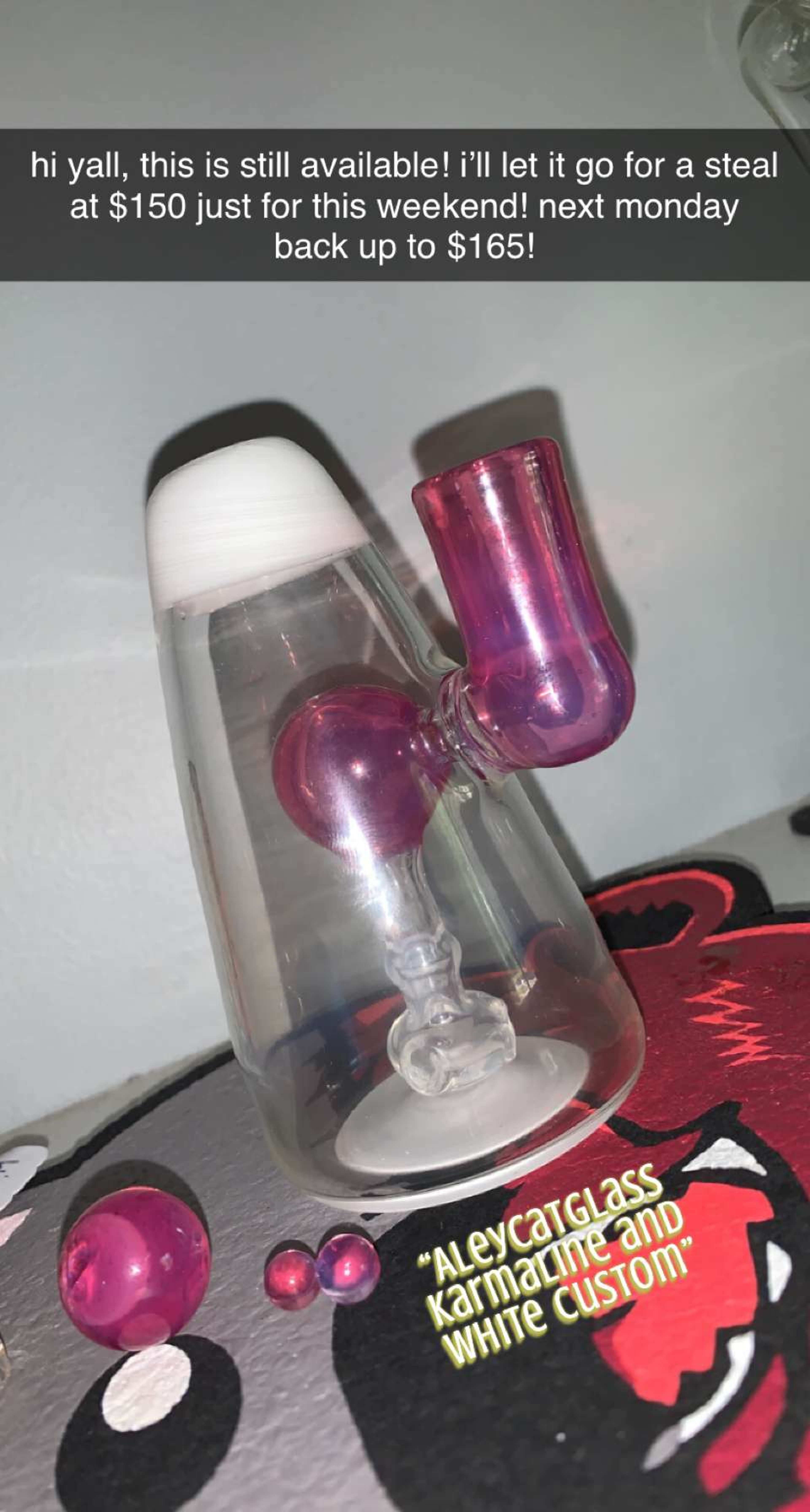 Aleycatglass Karmaline and White custom image 0