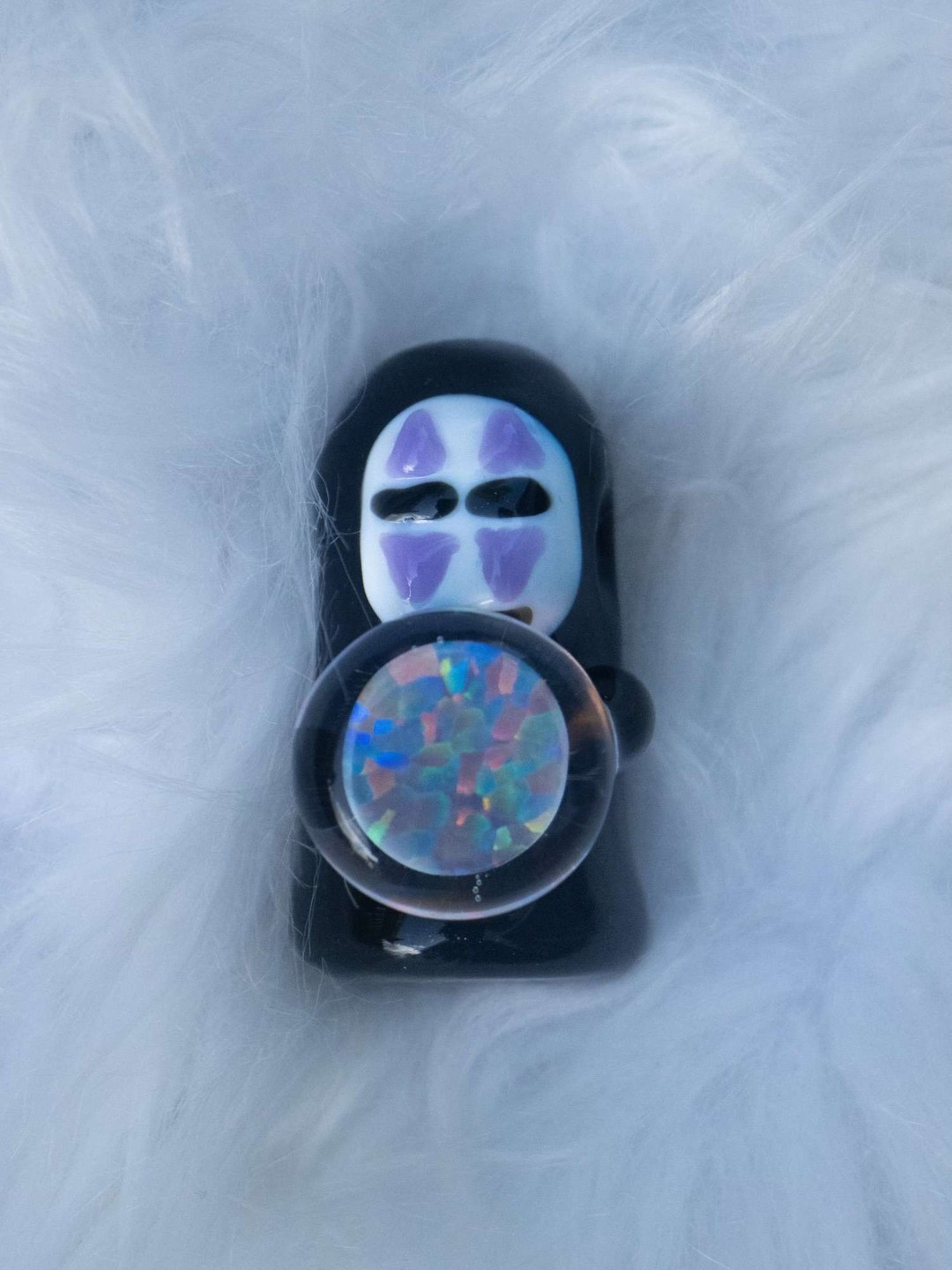 Glass Goddess No Face Pendant image 0
