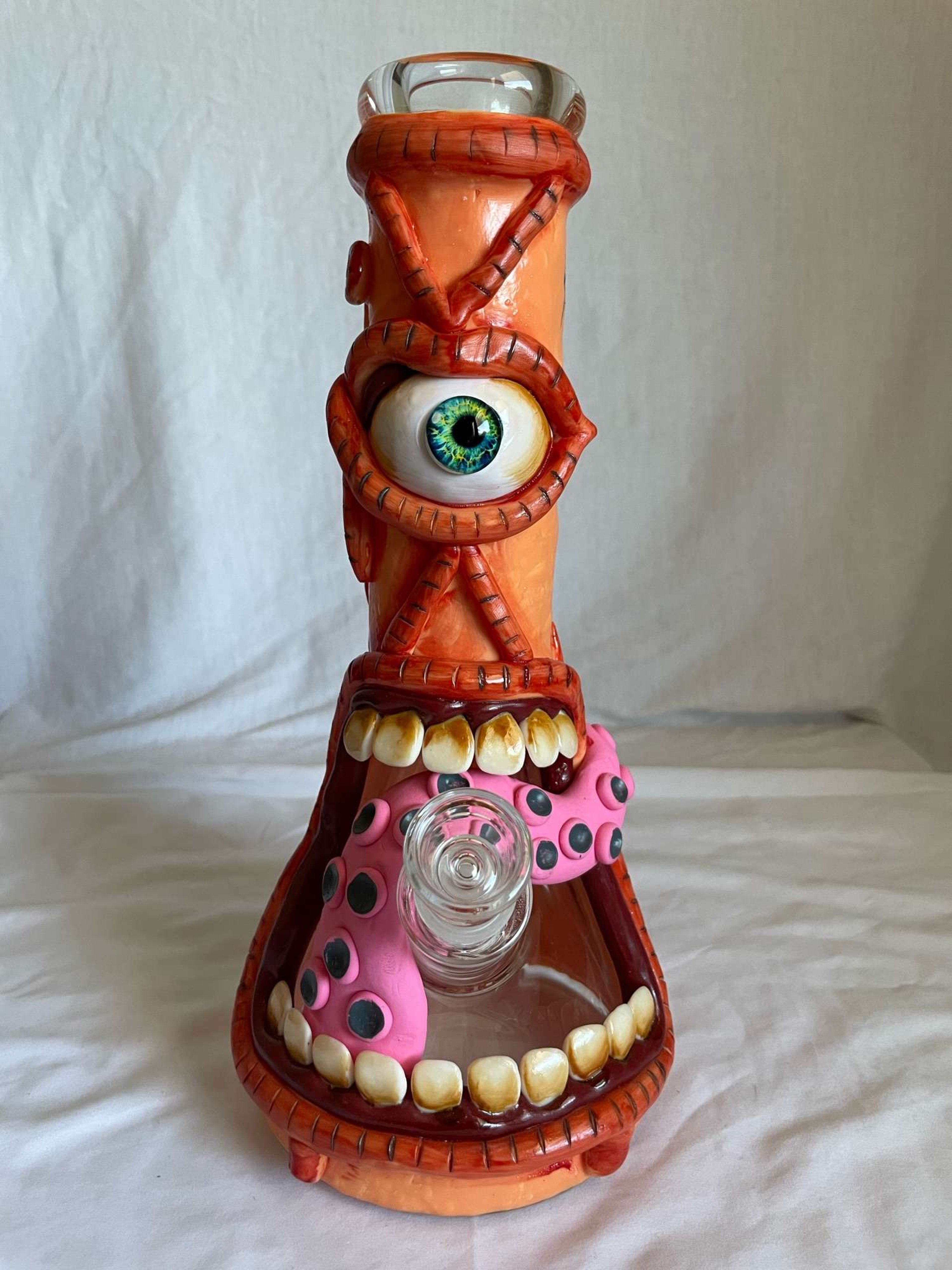 Preview pic of Cyclops Monster 13” Glass Bong