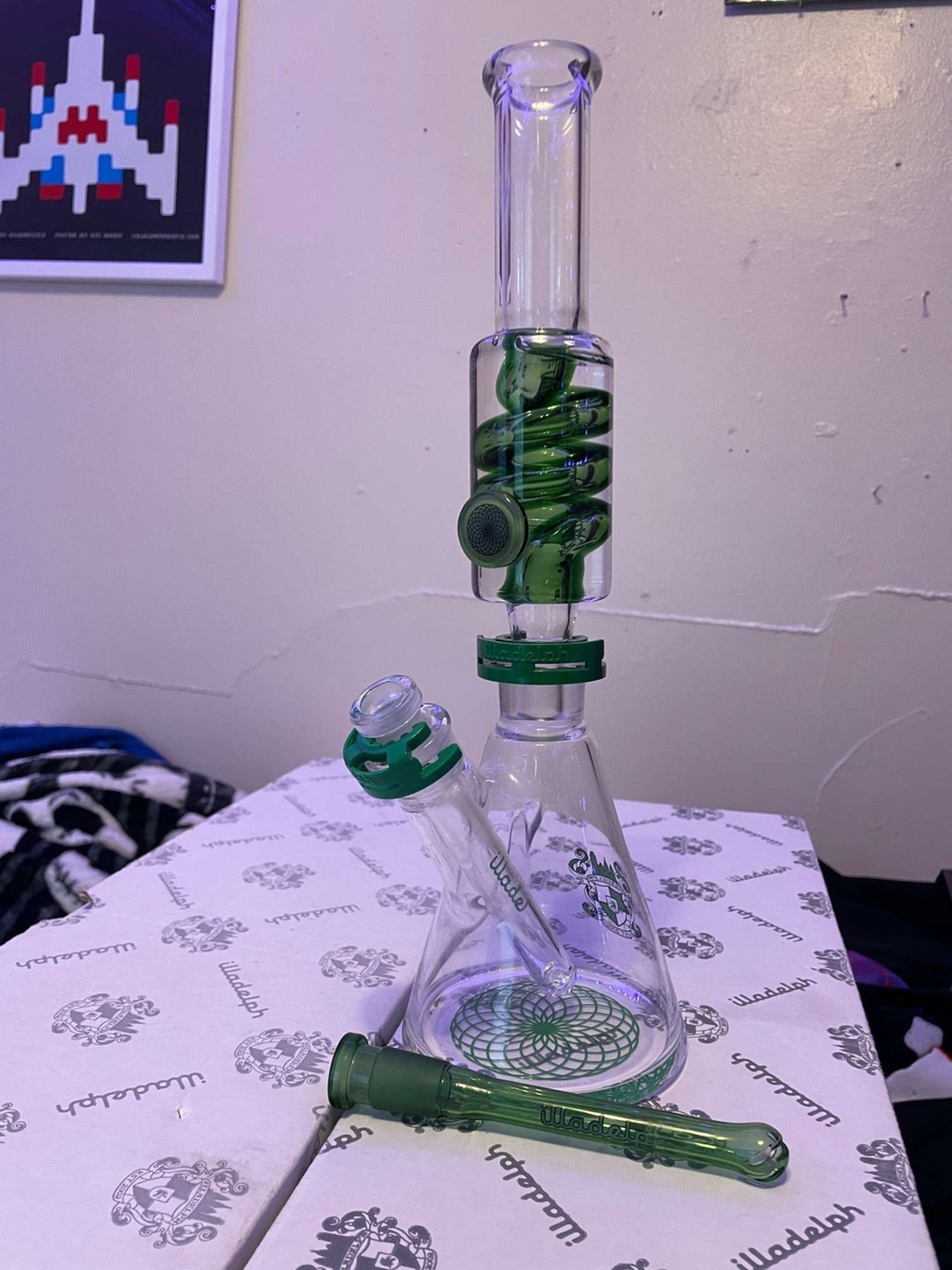 Forest green micro coil image 0