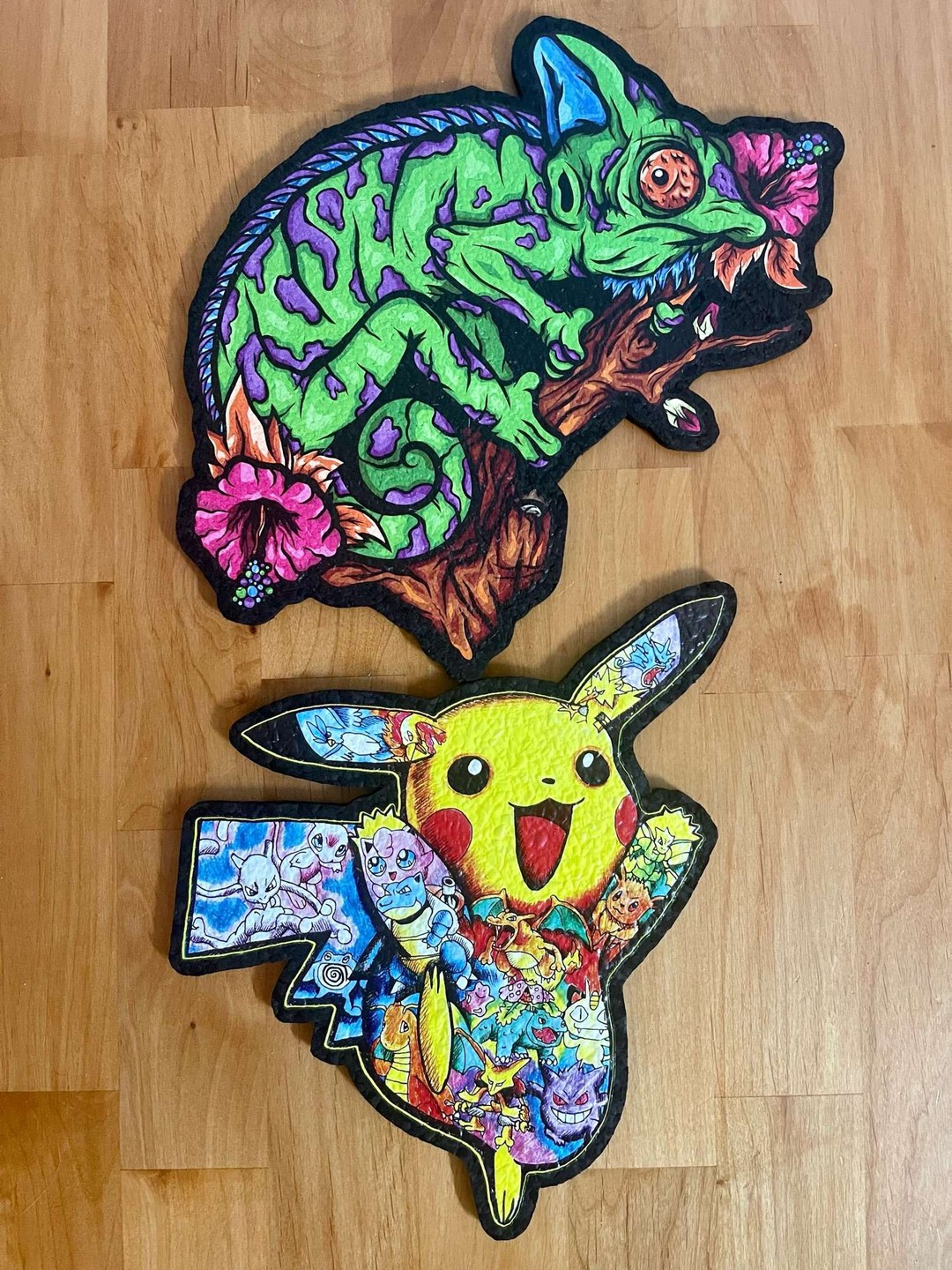 Preview pic of Pikachu & Chameleon Moodmats, Brand New, Never Used