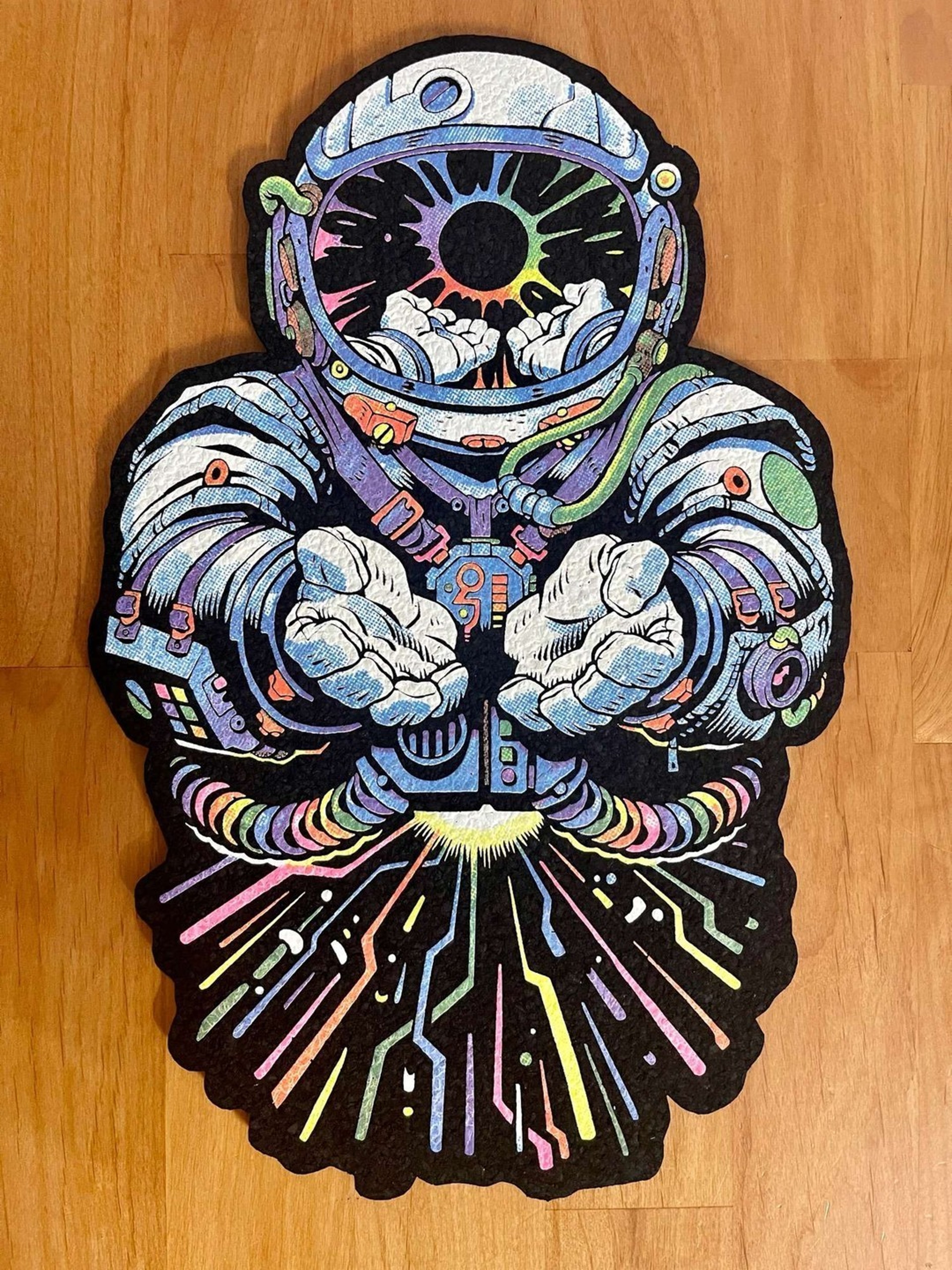 Preview pic of Rainbow “Void Moodmat” 15” tall, Sold Out, Full Glow, LE 75, Brand New