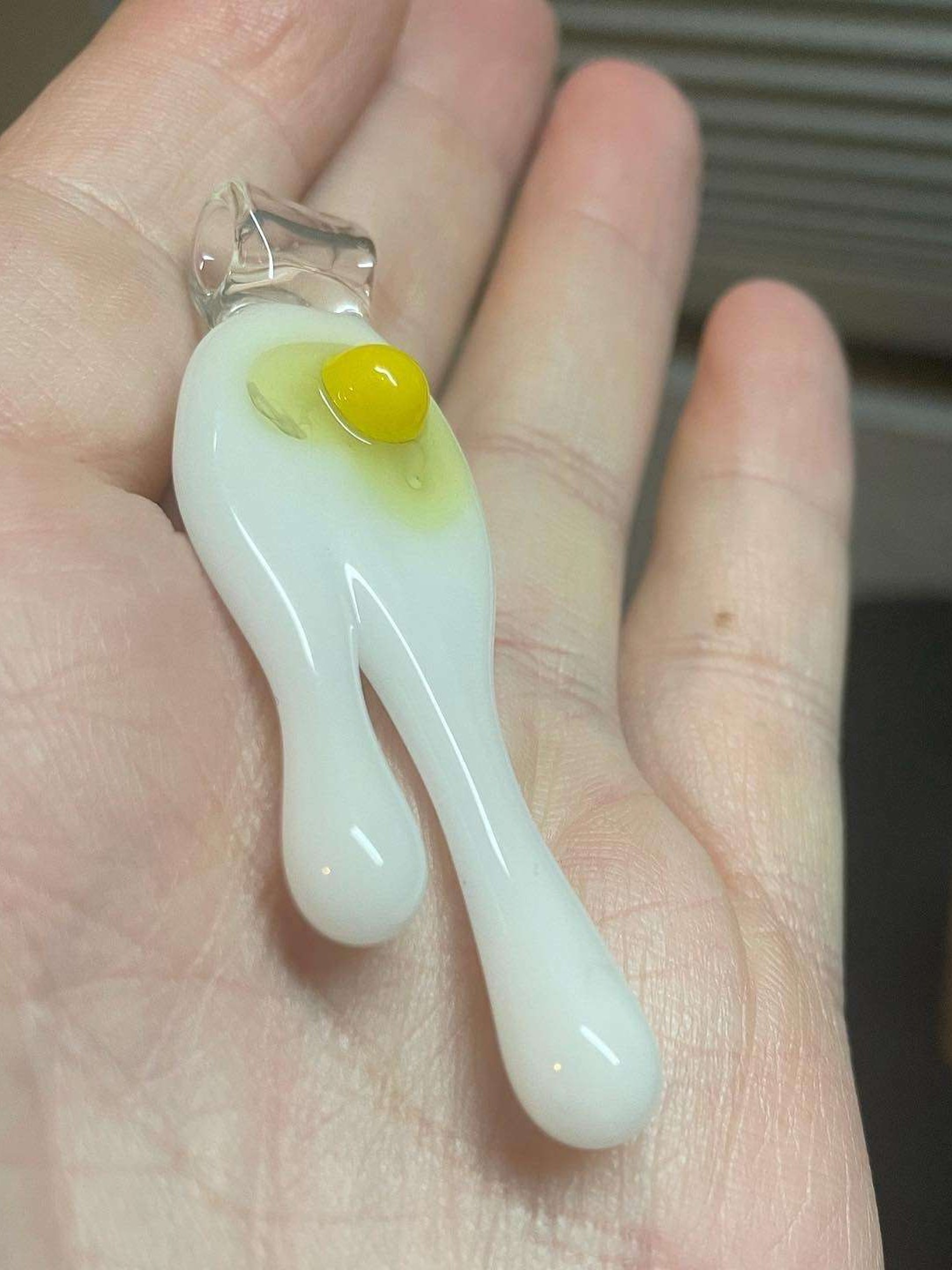 dripping egg pendants UV reactive $40 shipped image 0