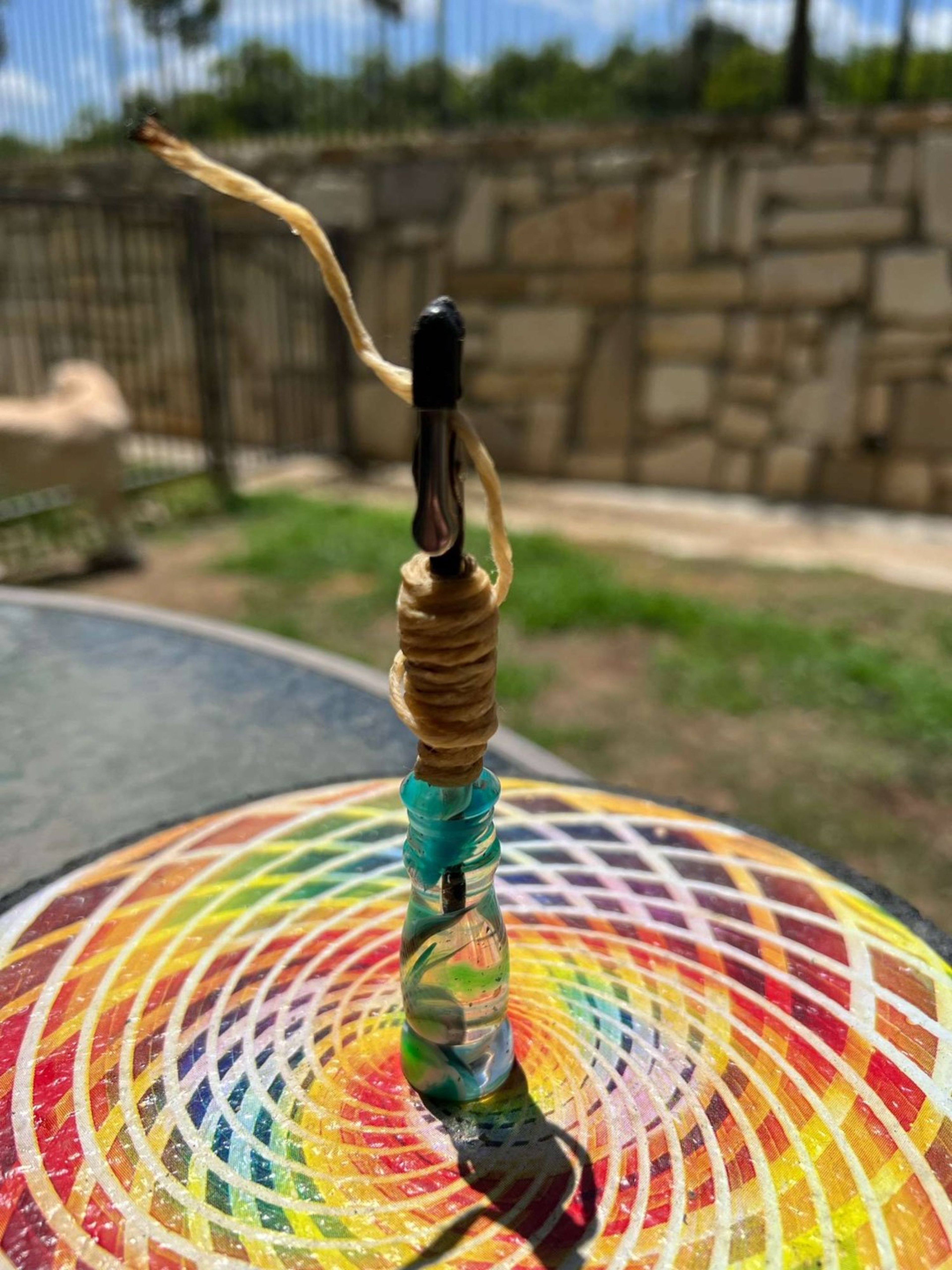 resinwrks hemp clip with opal and UV image 0