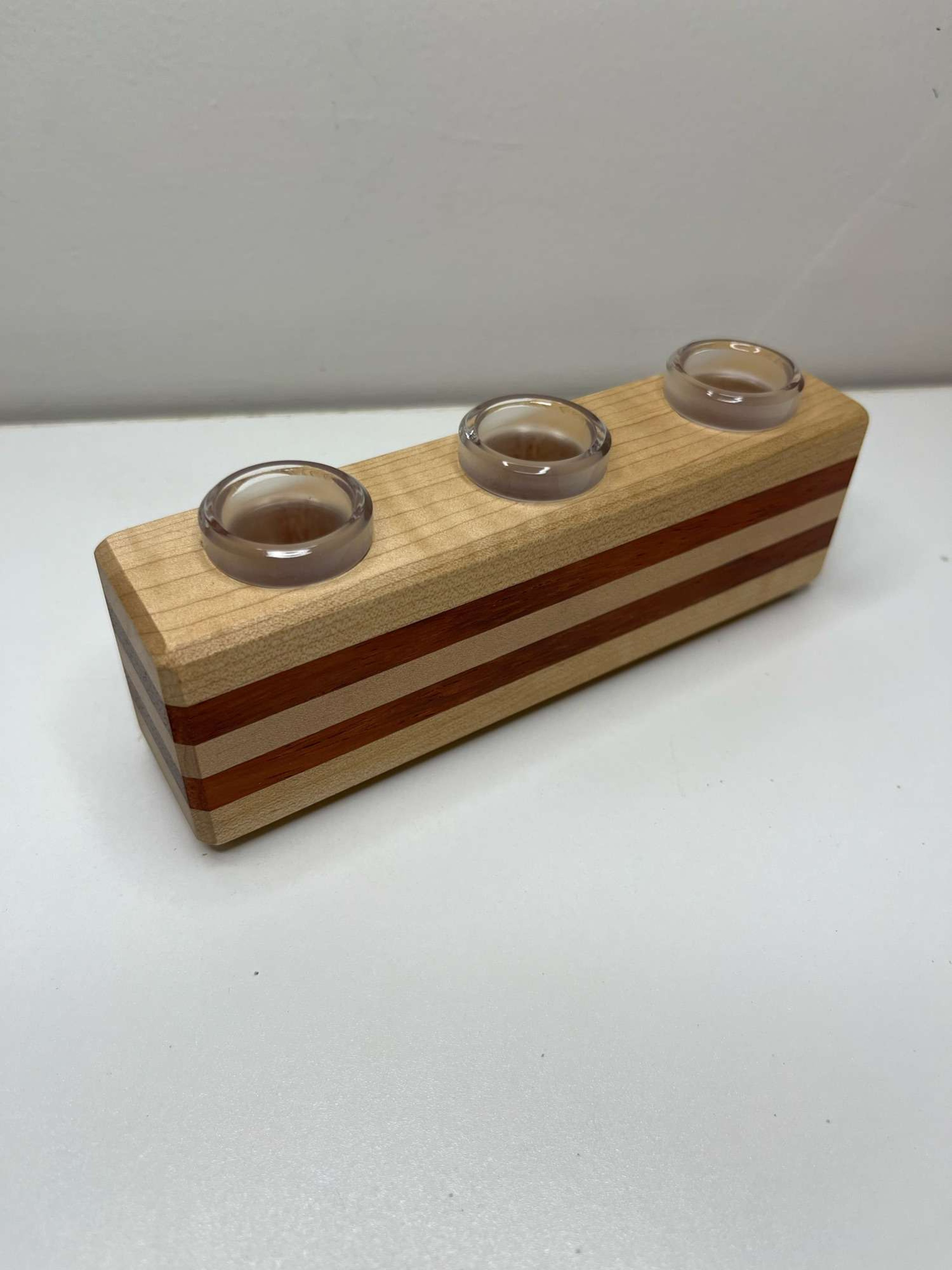 3 x 18mm Slide Stand maple/padauk image 0