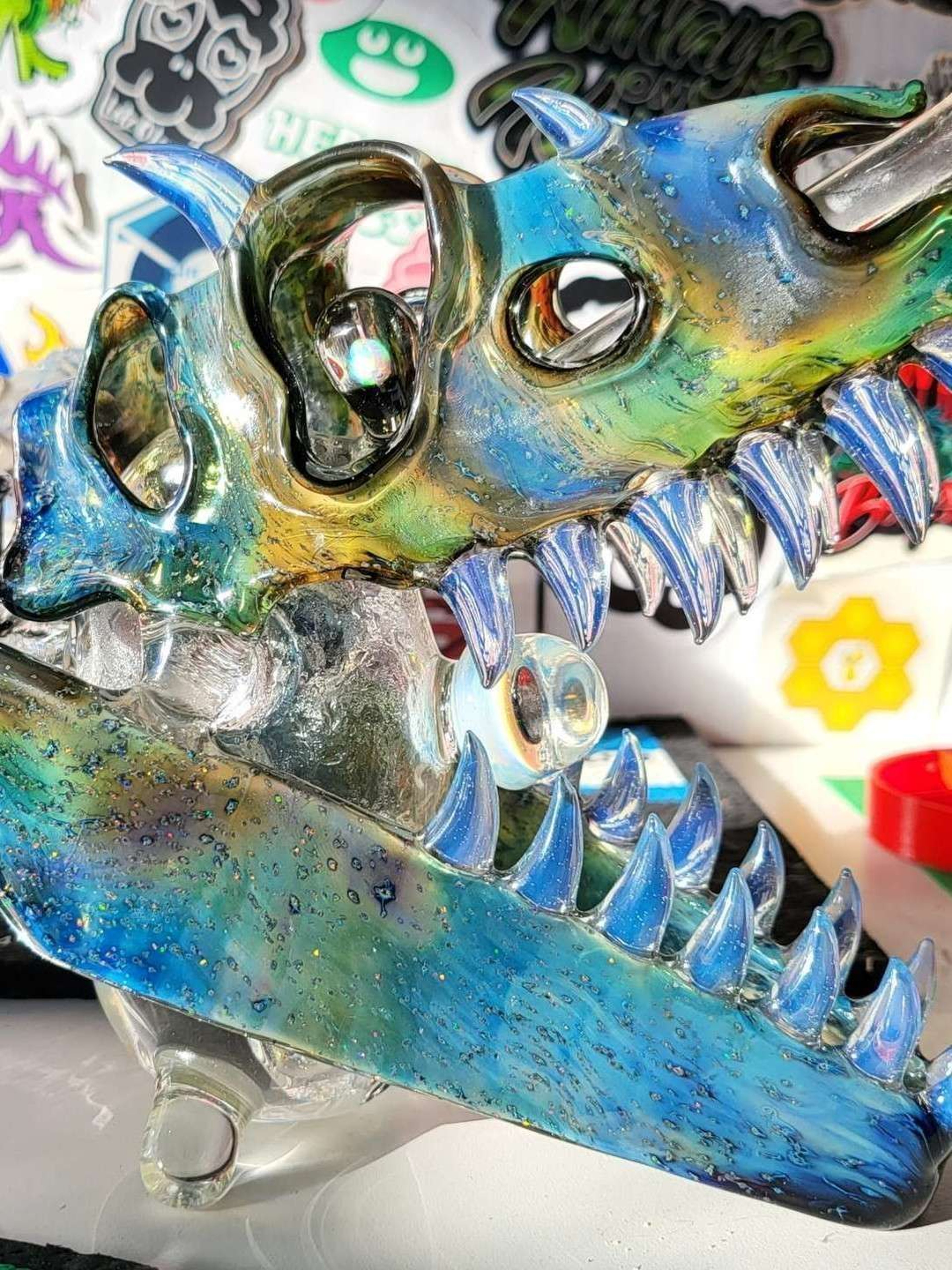 Stolen! Outer Space Dino Skull by Slurmsnob image 0