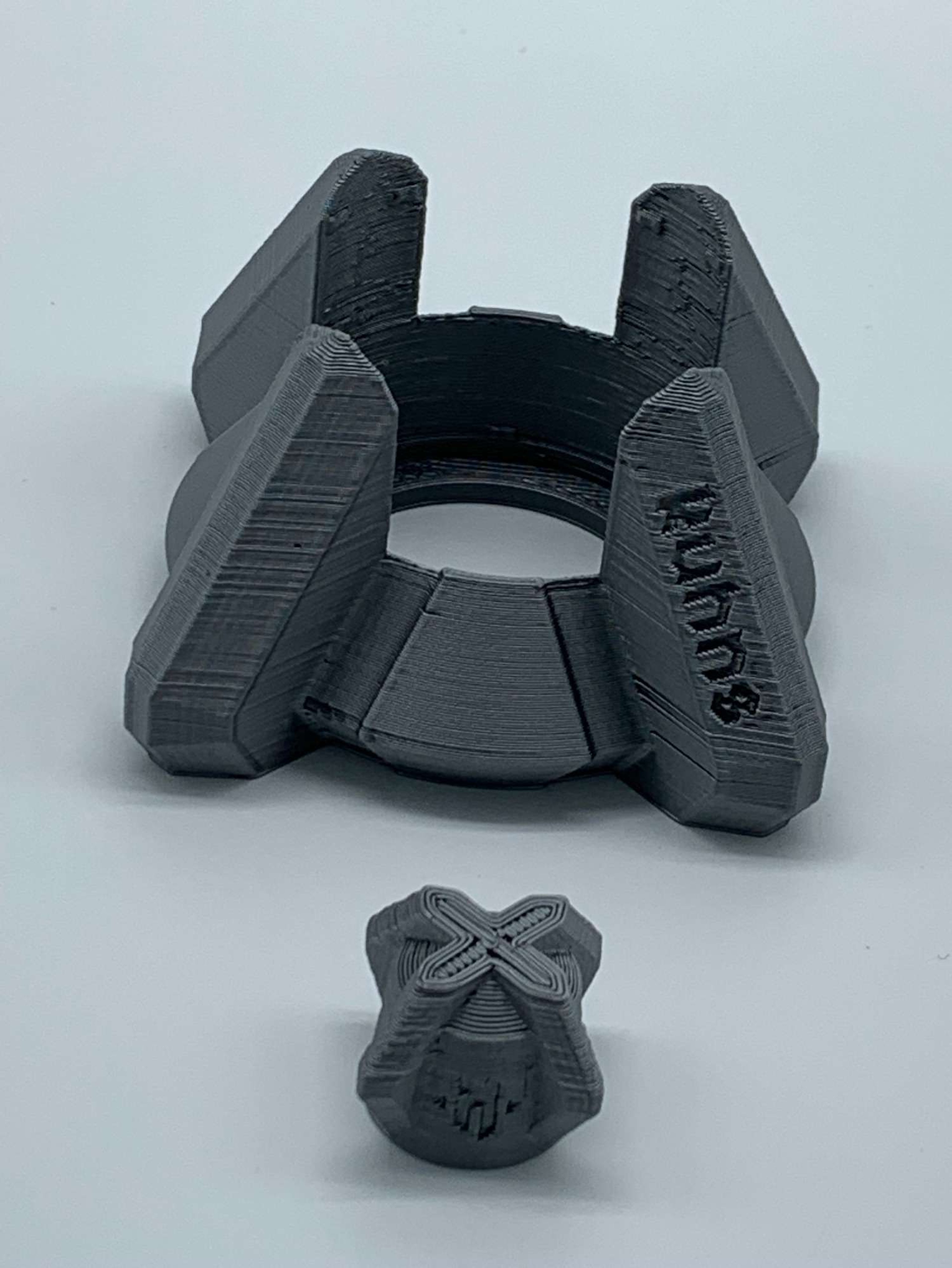 Kuhns Gray 3D printed blazer set image 0