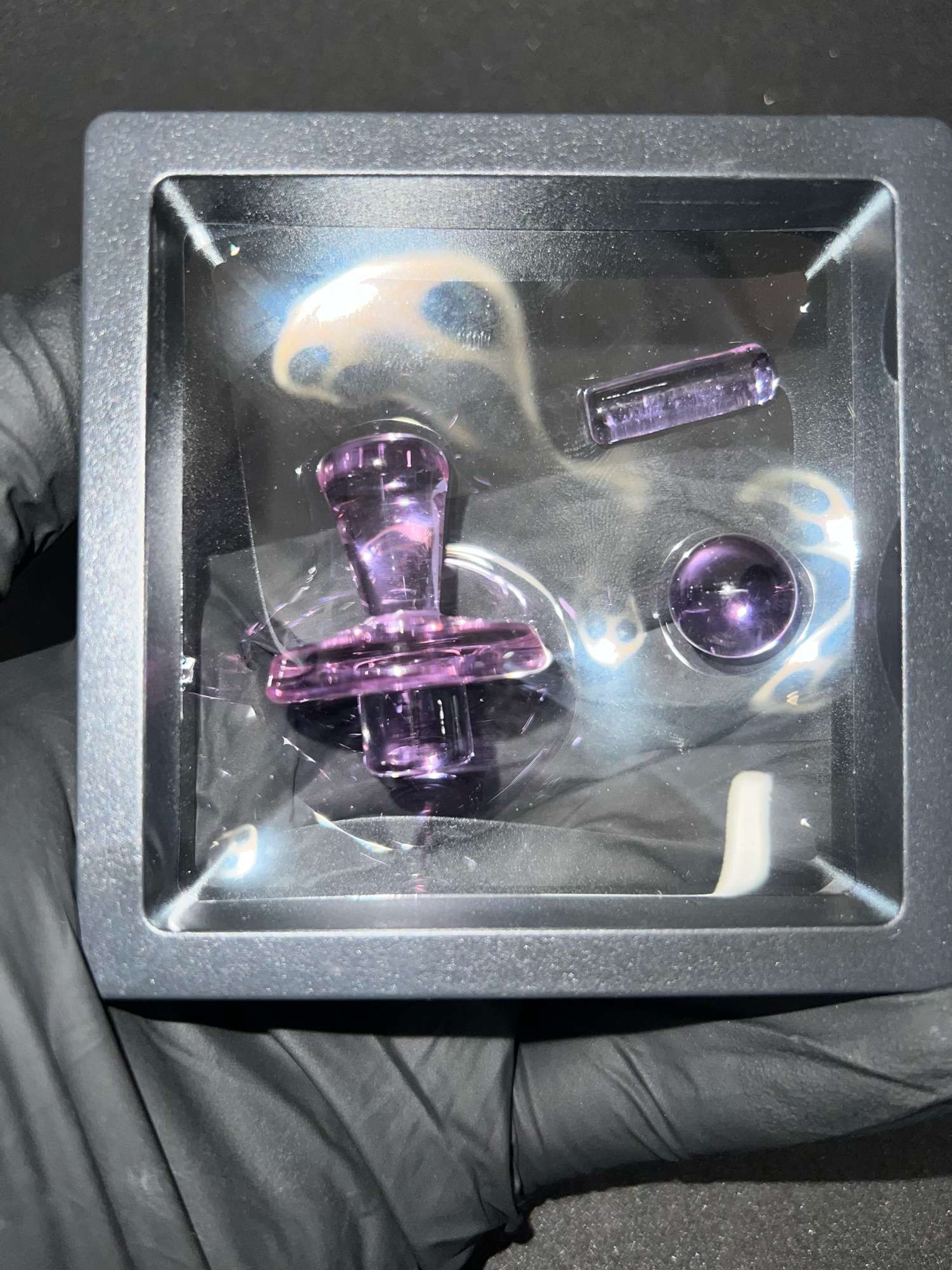 Purple cfl Pearl set with cap image 0