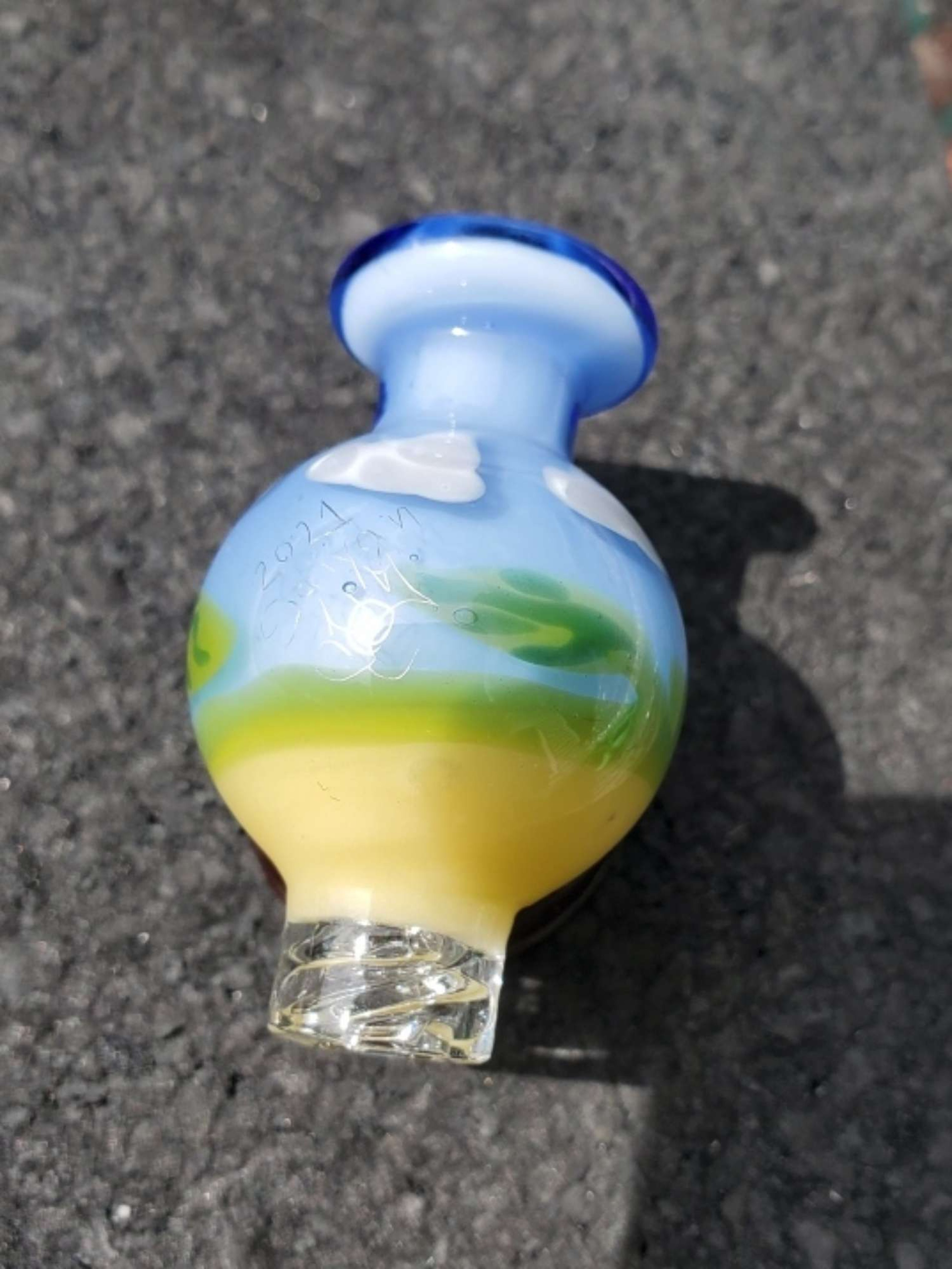 Bulbasaur spinner cap. Saiyan glass. image 0