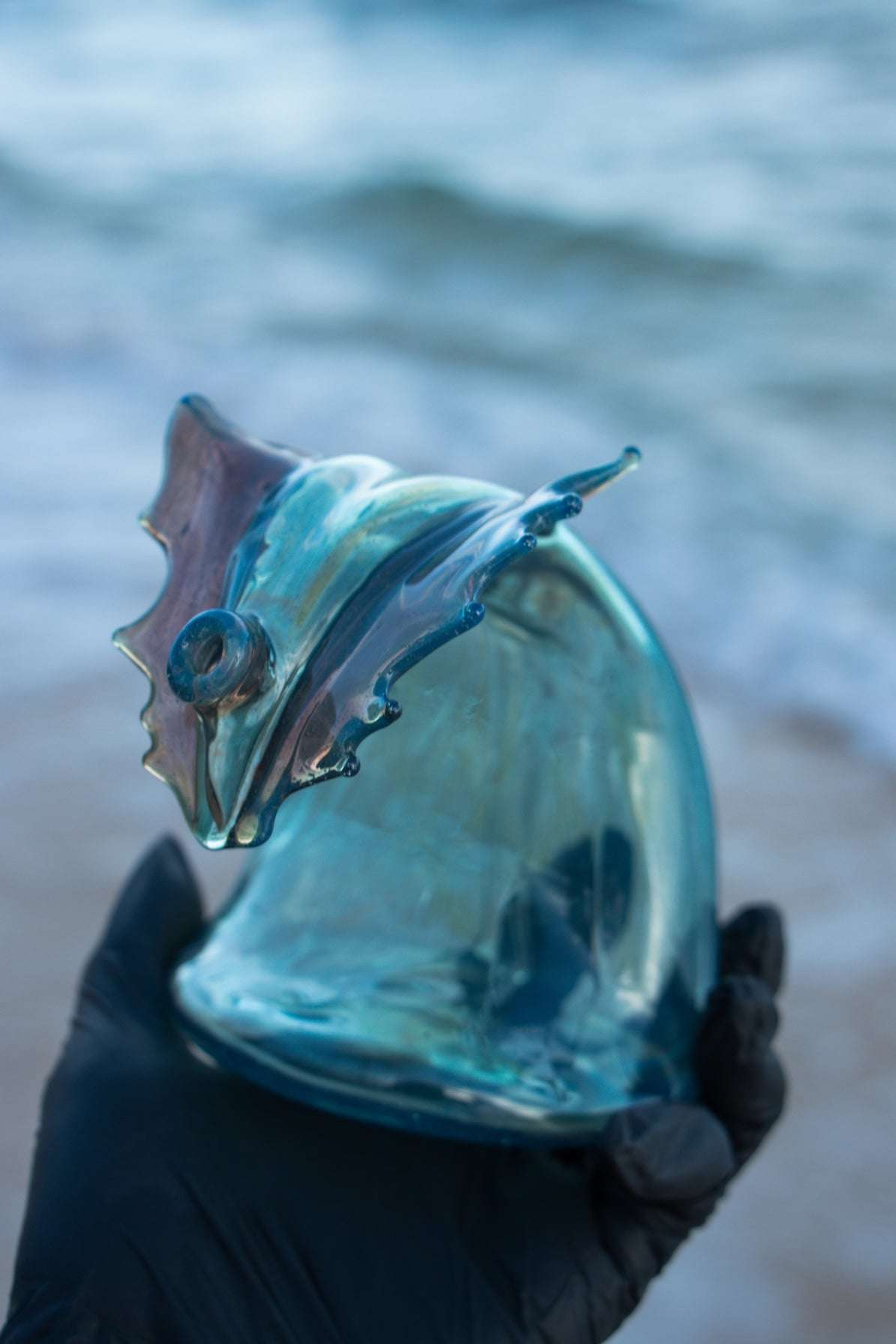 Preview pic of Black Sand Glass Blue Wave Rig 