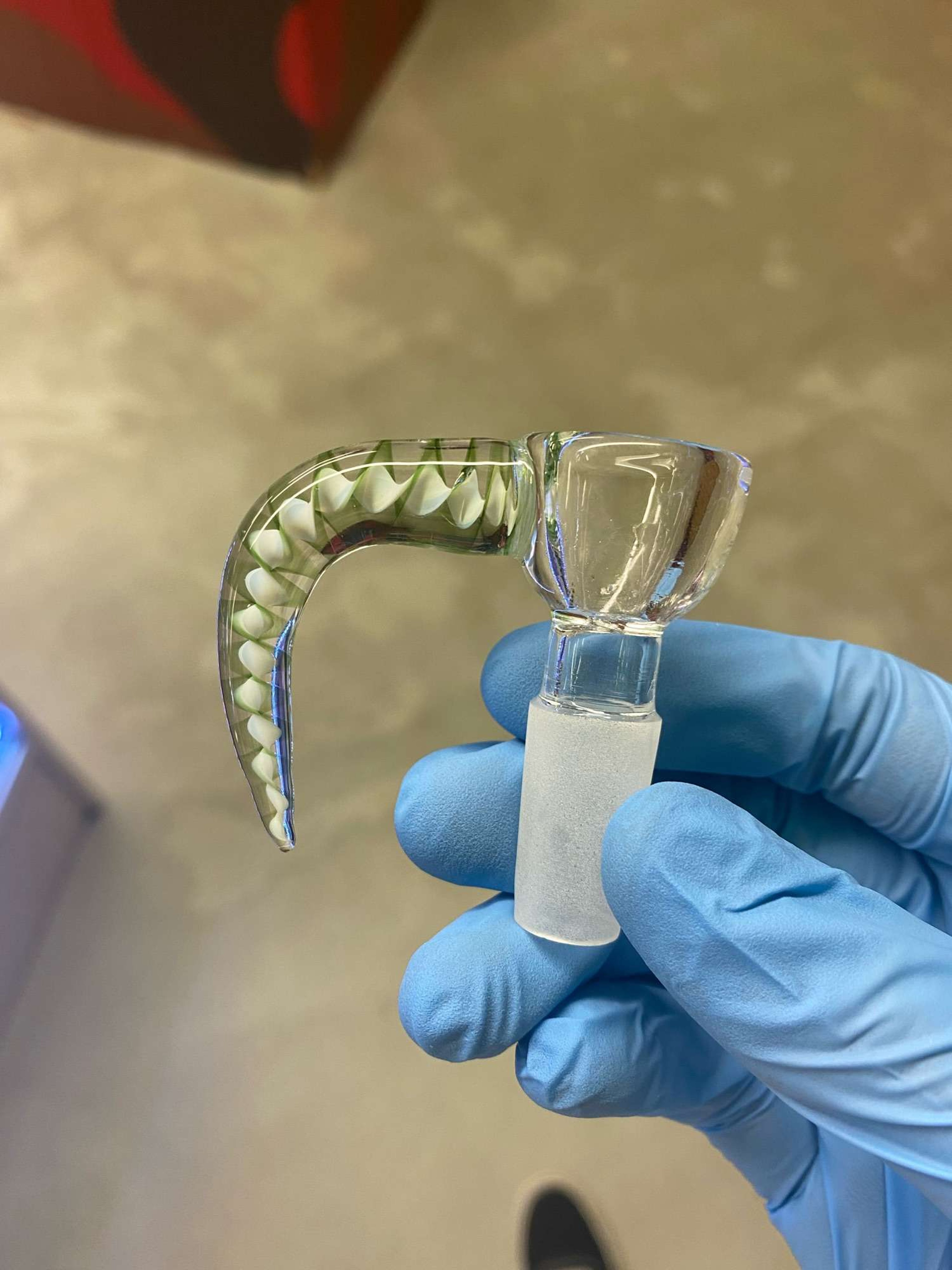 New 14mm 1hole horned slide image 0