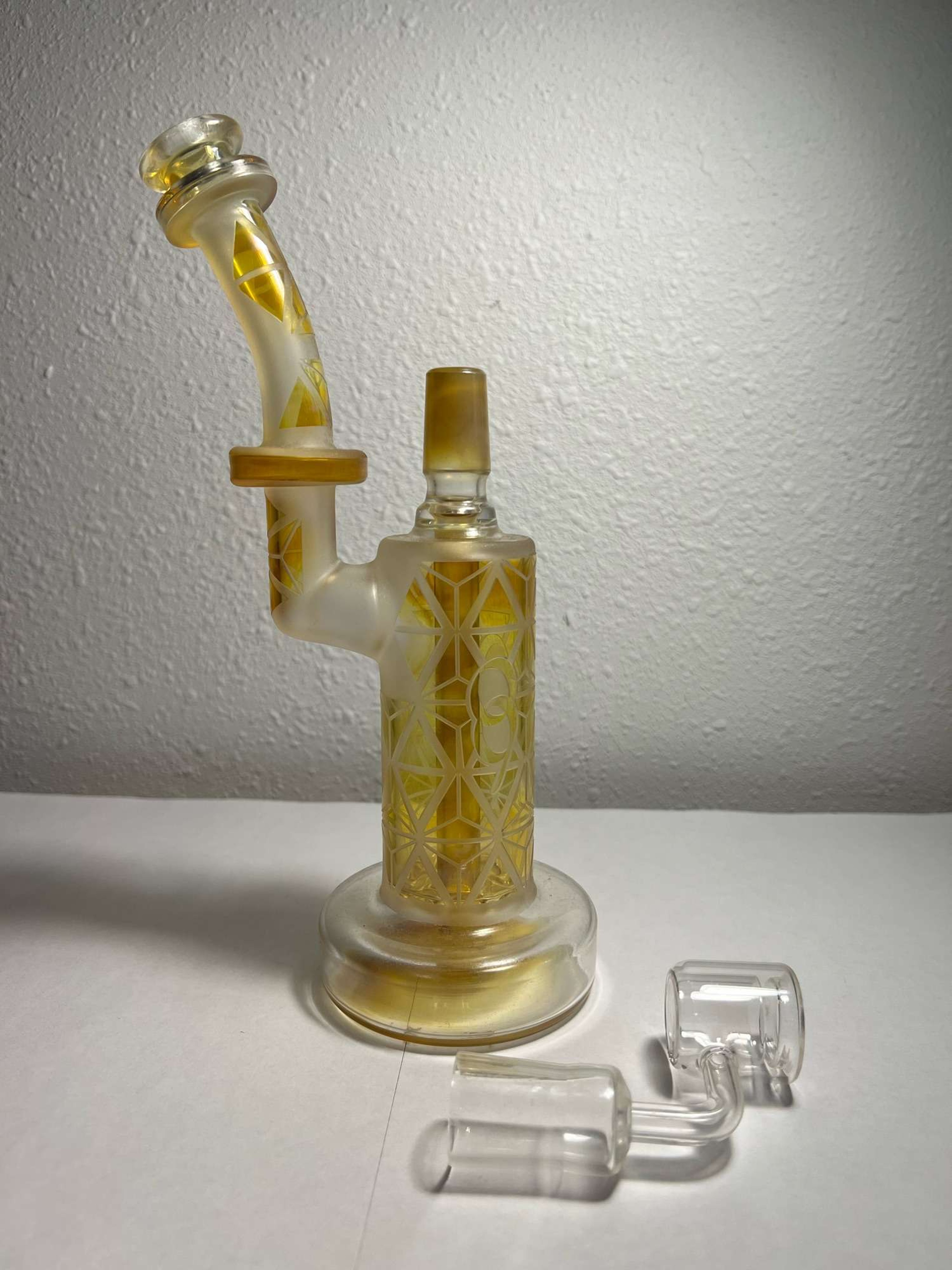 18mm male bubbler rig image 0
